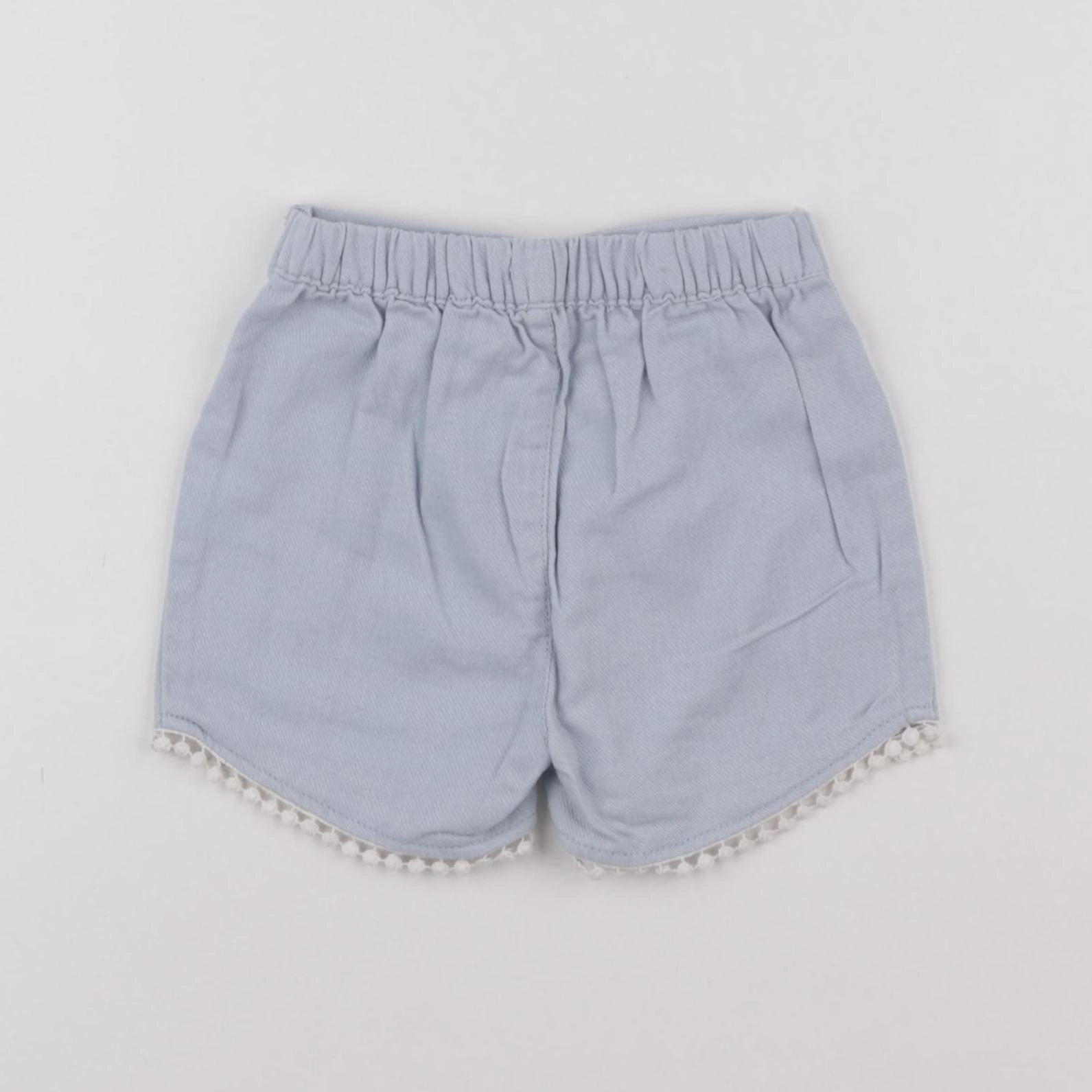 Vertbaudet - short bleu - 9 mois