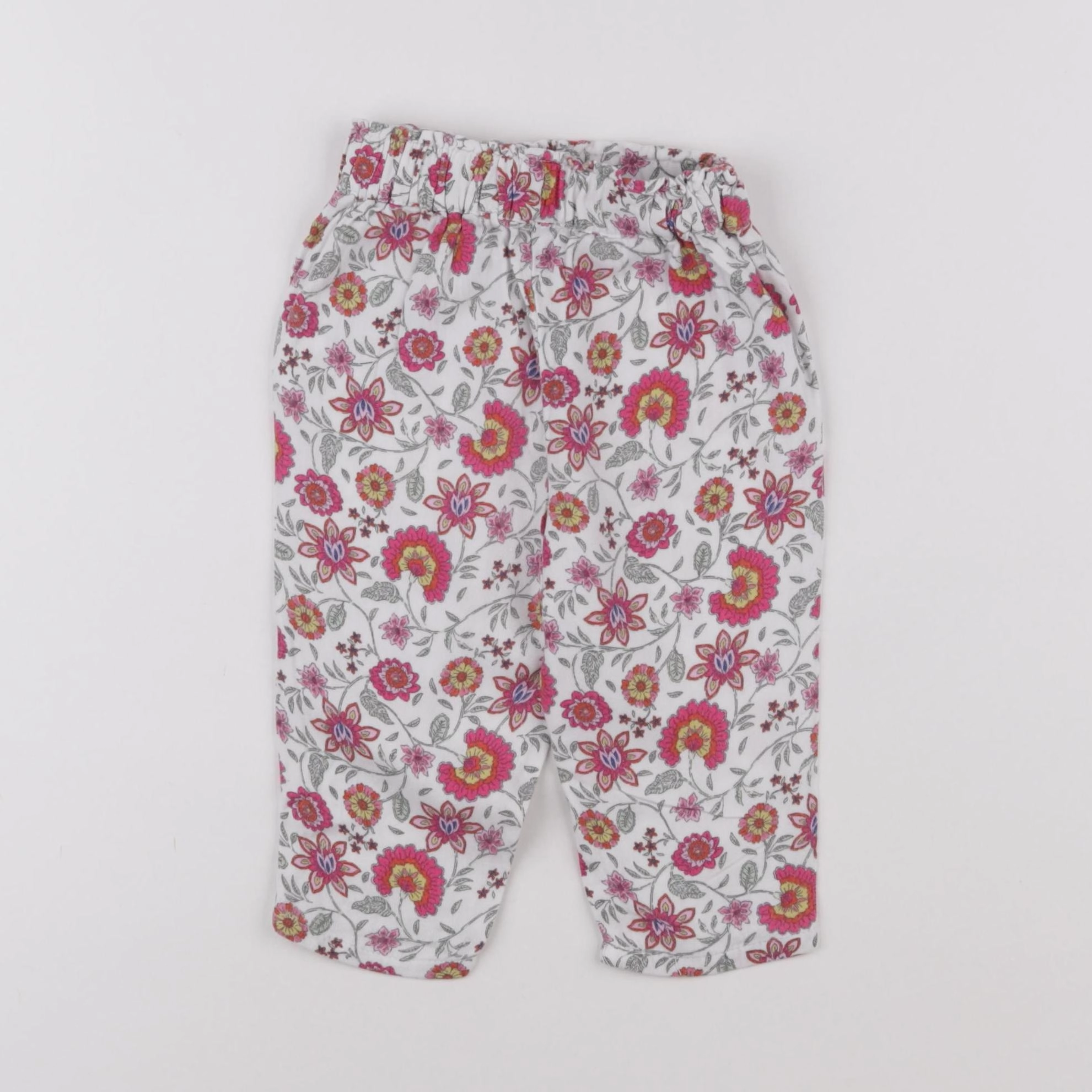 Vertbaudet - pantalon rose - 12 mois