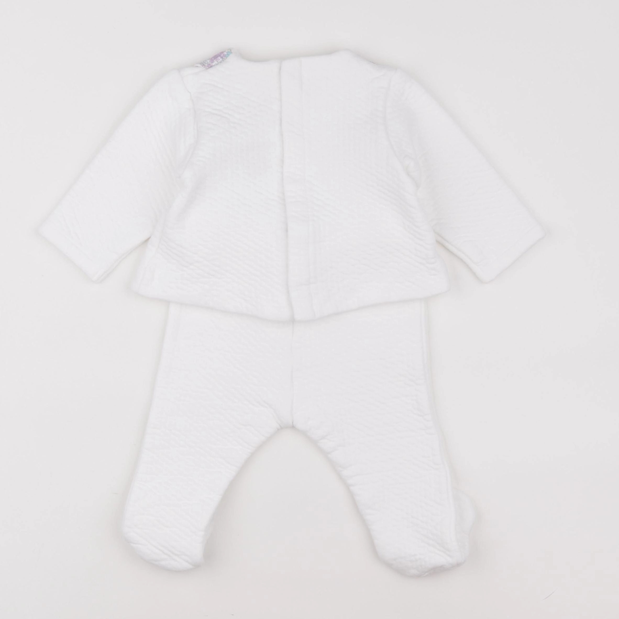 Jacadi - ensemble blanc - 12 mois