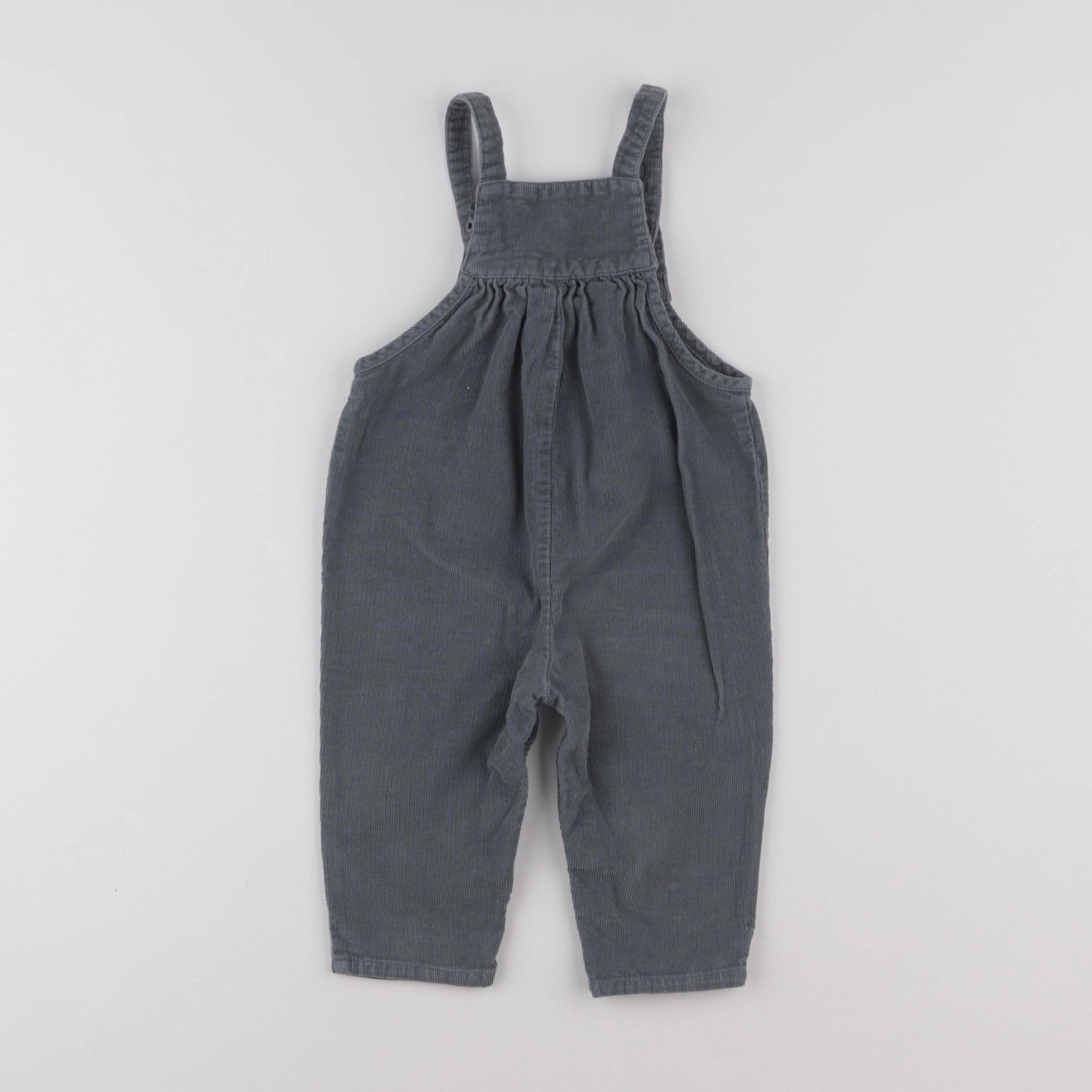 Vertbaudet - salopette gris - 18 mois