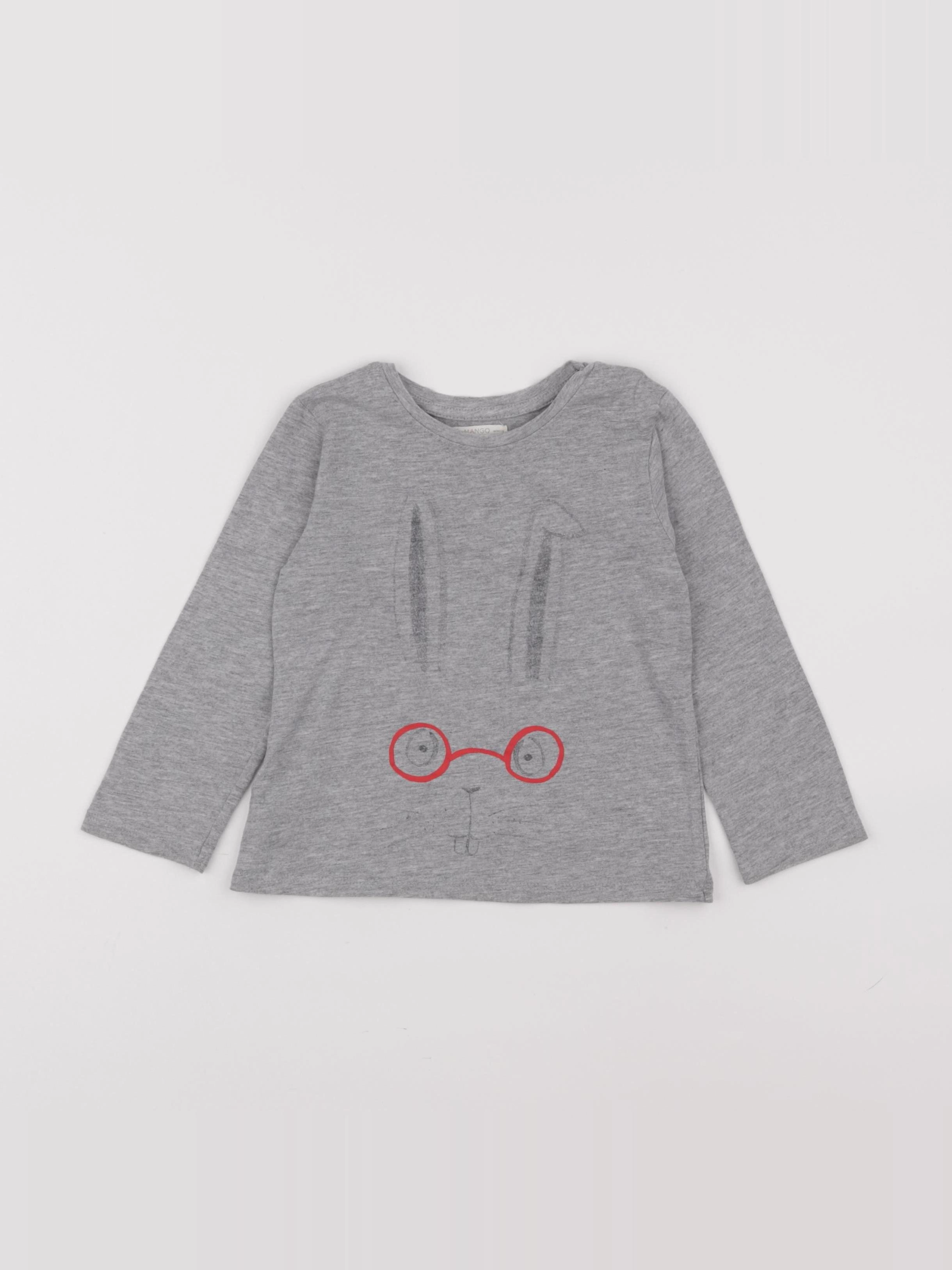 Mango - tee-shirt gris - 18/24 mois