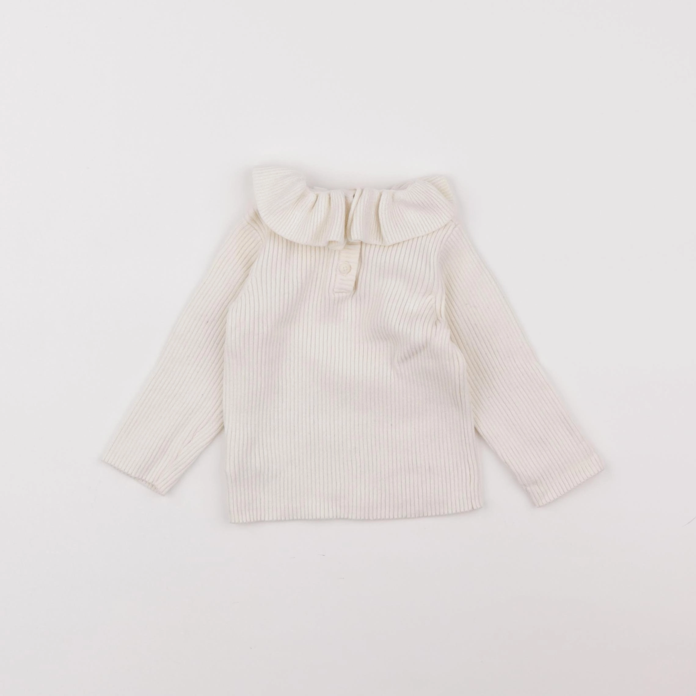 Vertbaudet - pull beige - 6 mois