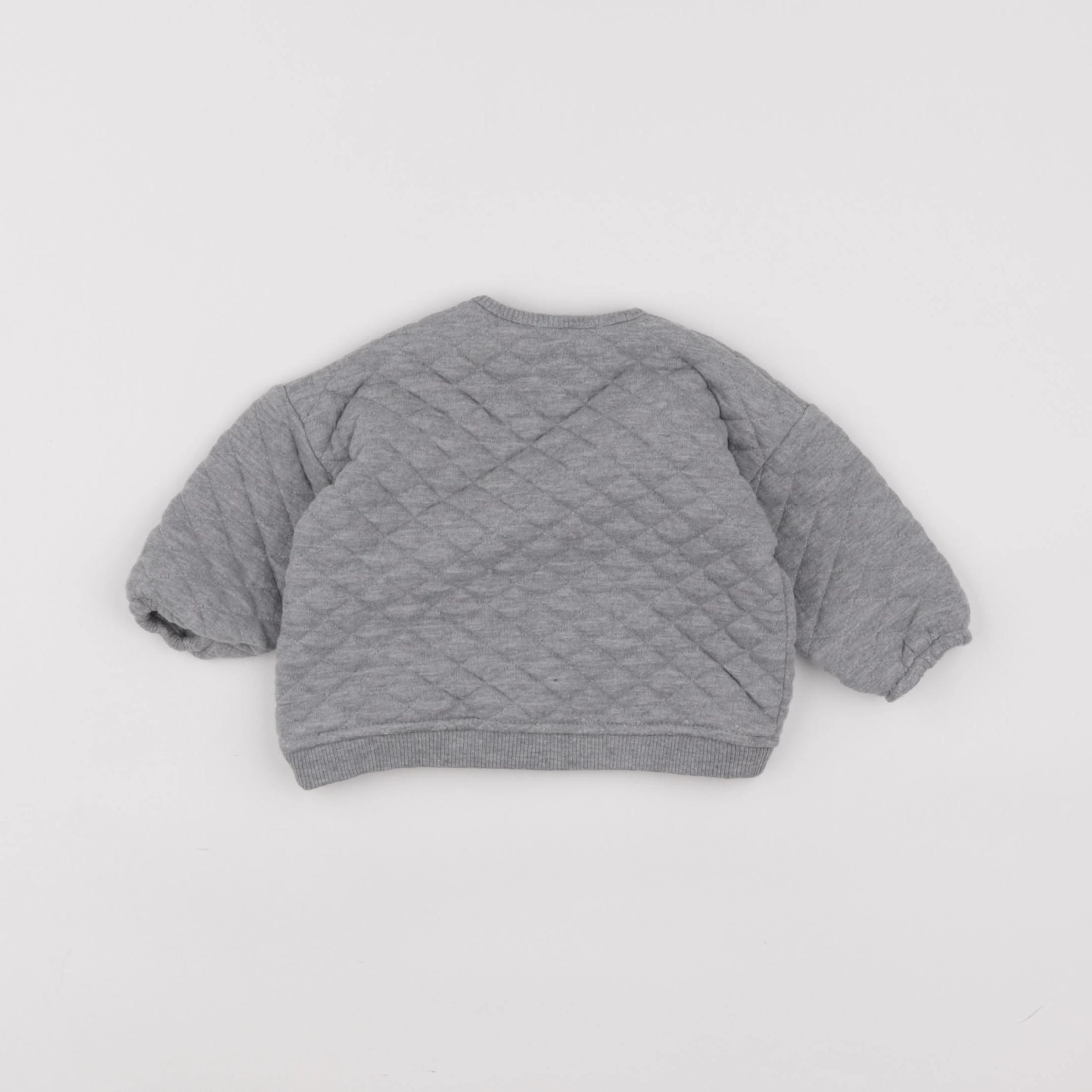 Zara - sweat gris - 1/3 mois