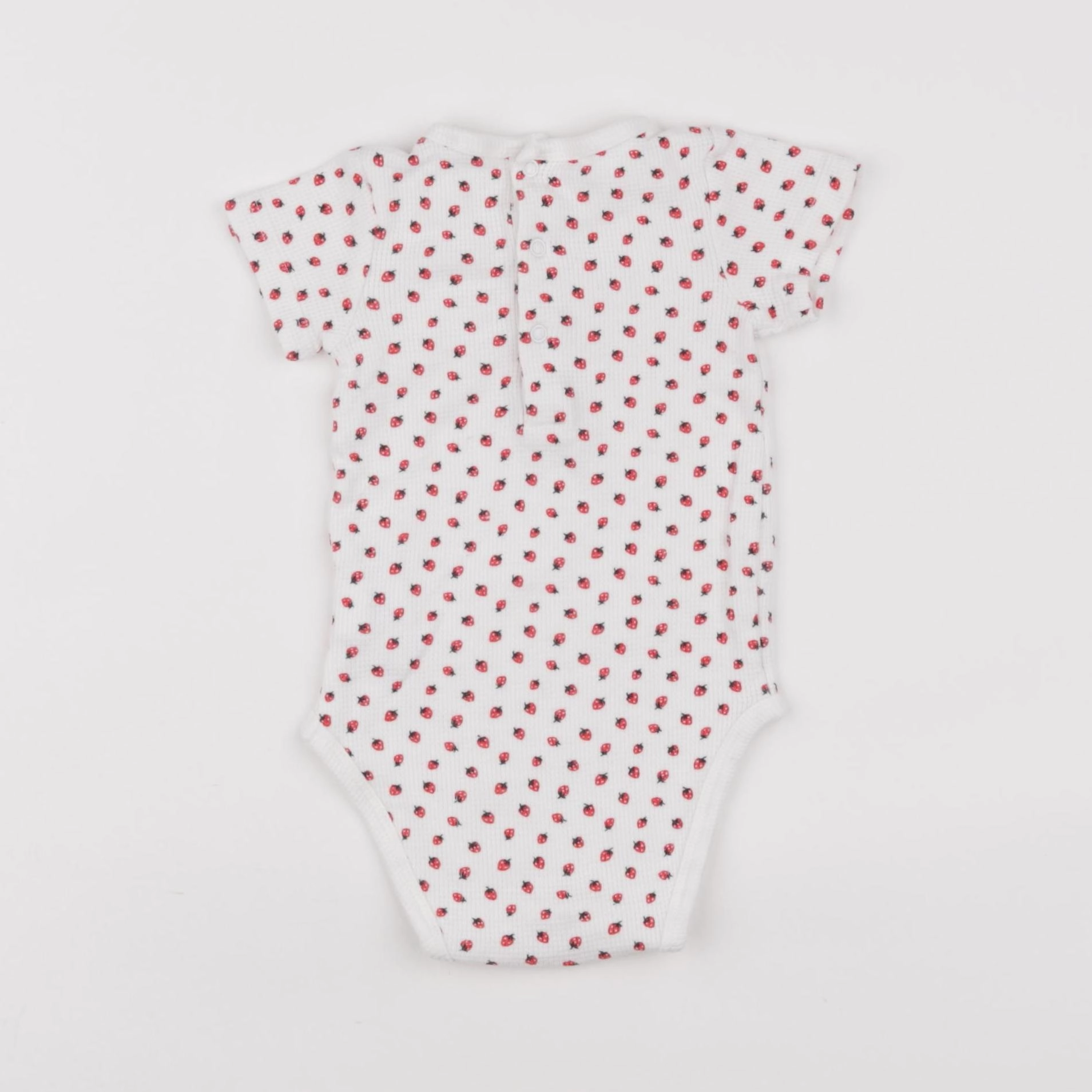 Boutchou - body rouge, blanc - 9 mois