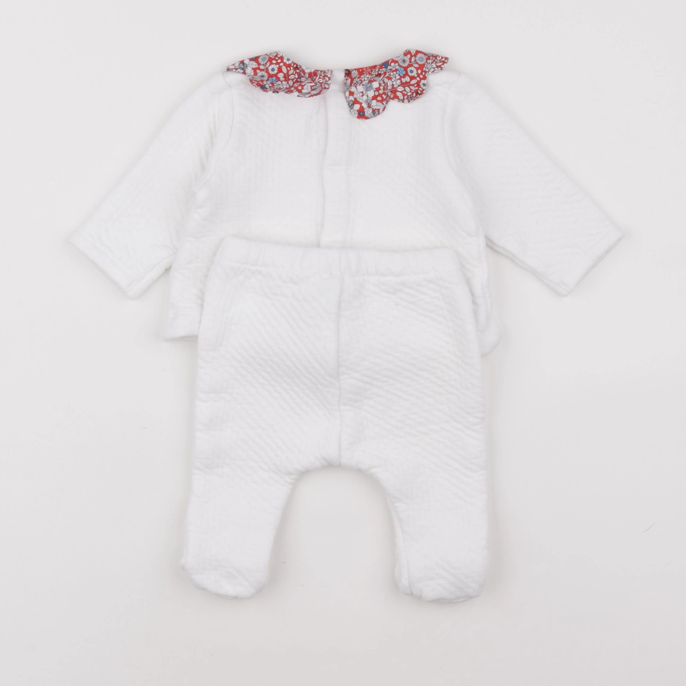 Jacadi - pyjama coton blanc - 6 mois