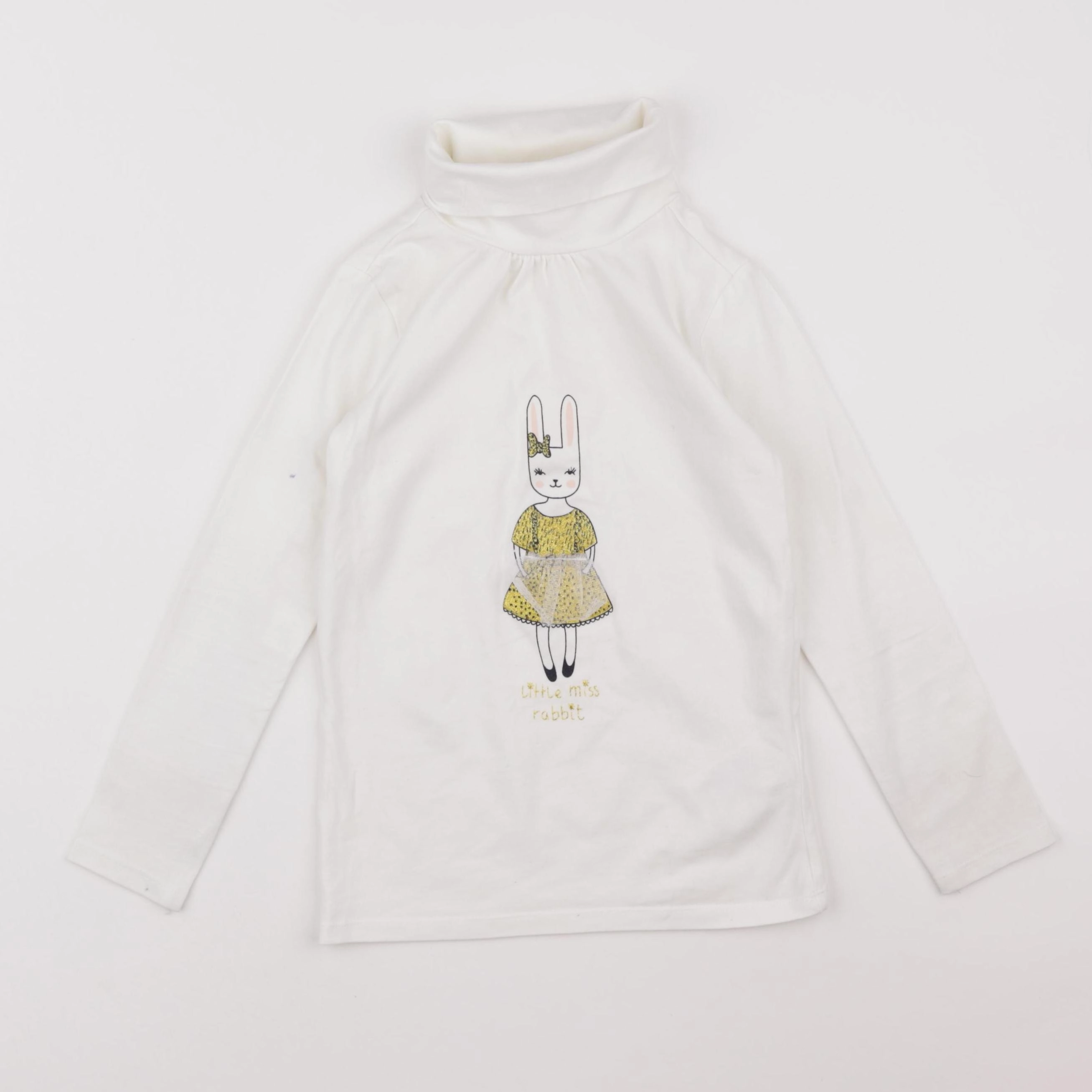 Vertbaudet - tee-shirt blanc - 6 ans