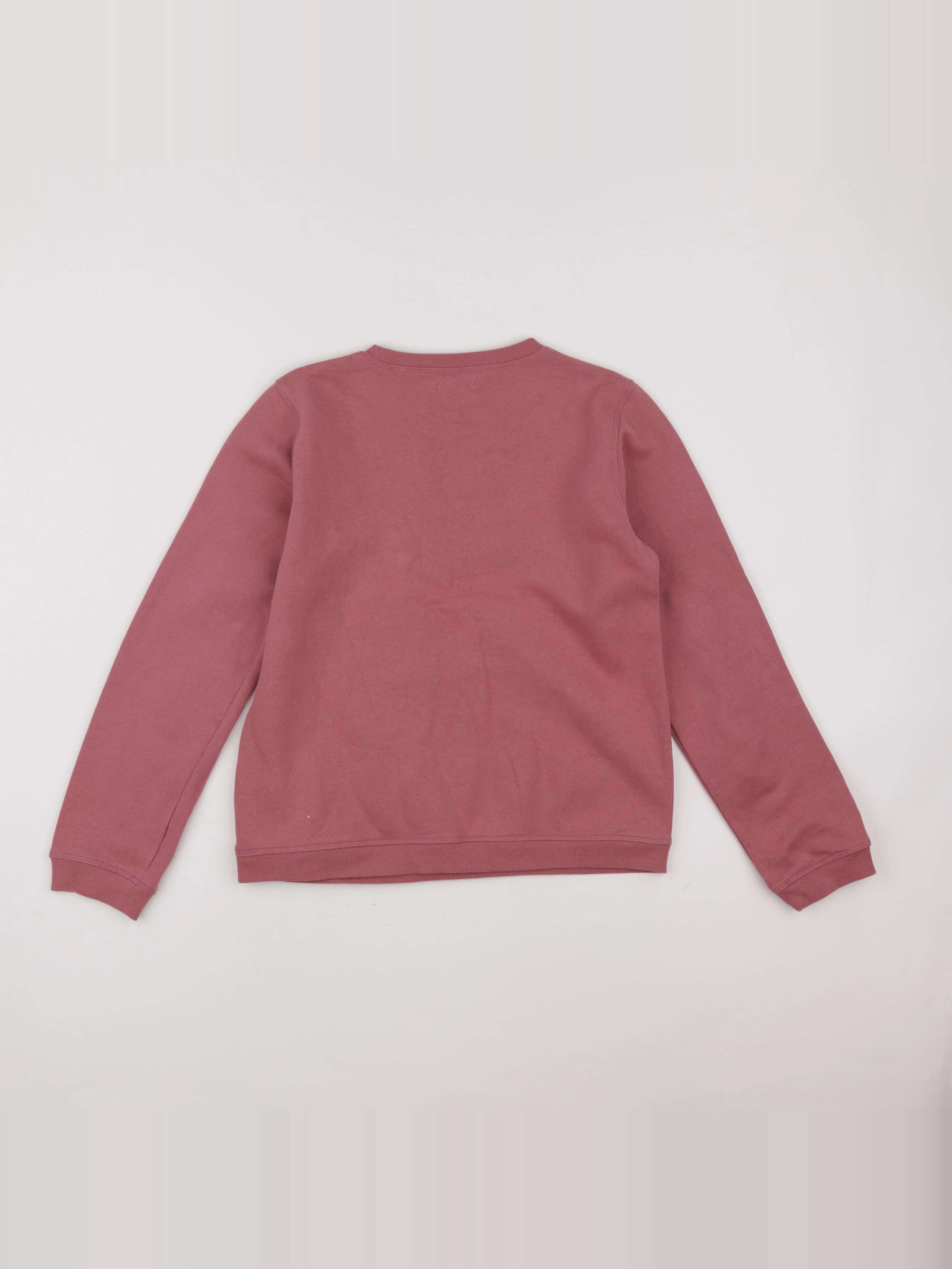 Vertbaudet - sweat rose - 12 ans