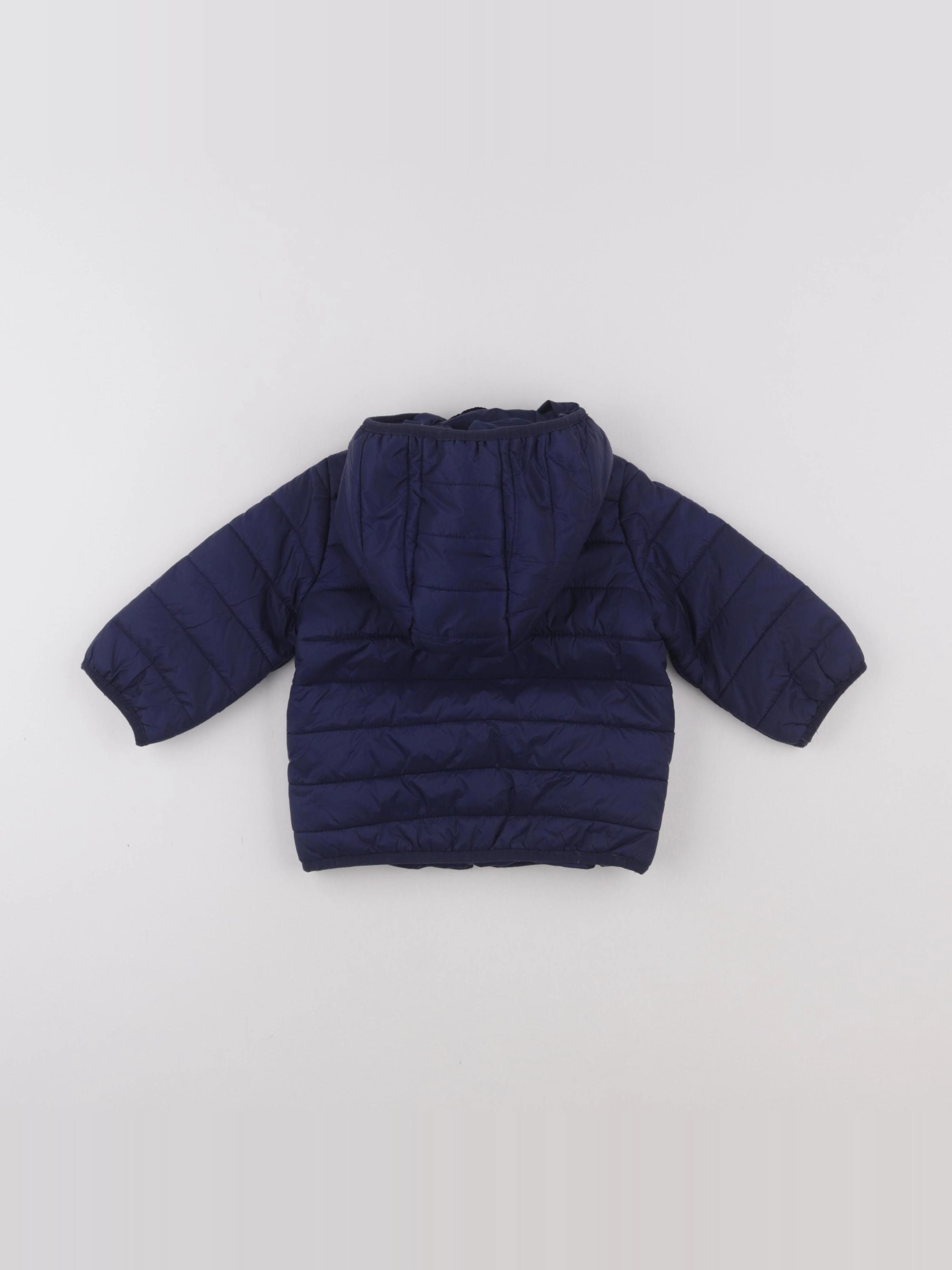 Vertbaudet - doudoune bleu - 9 mois