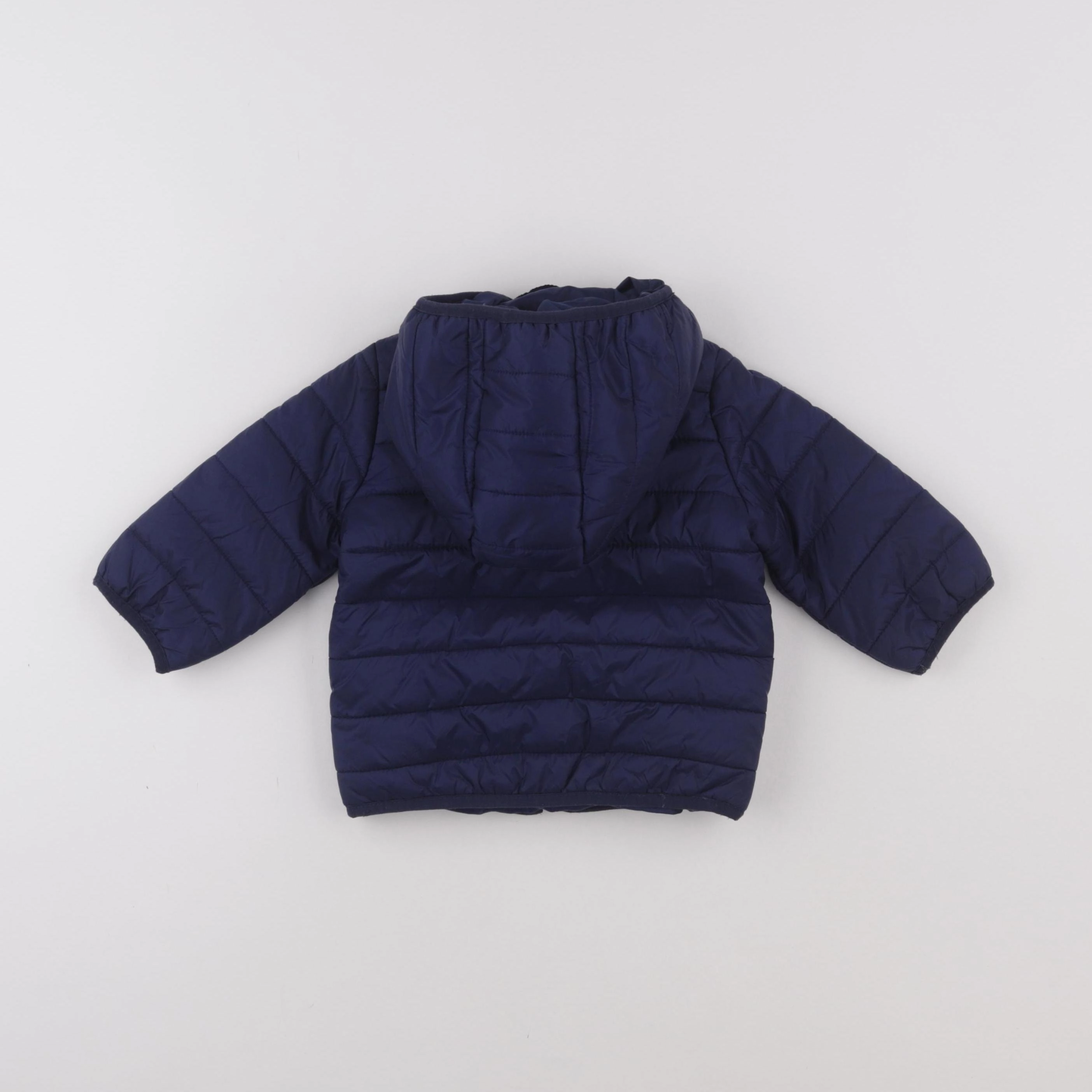 Vertbaudet - doudoune bleu - 9 mois