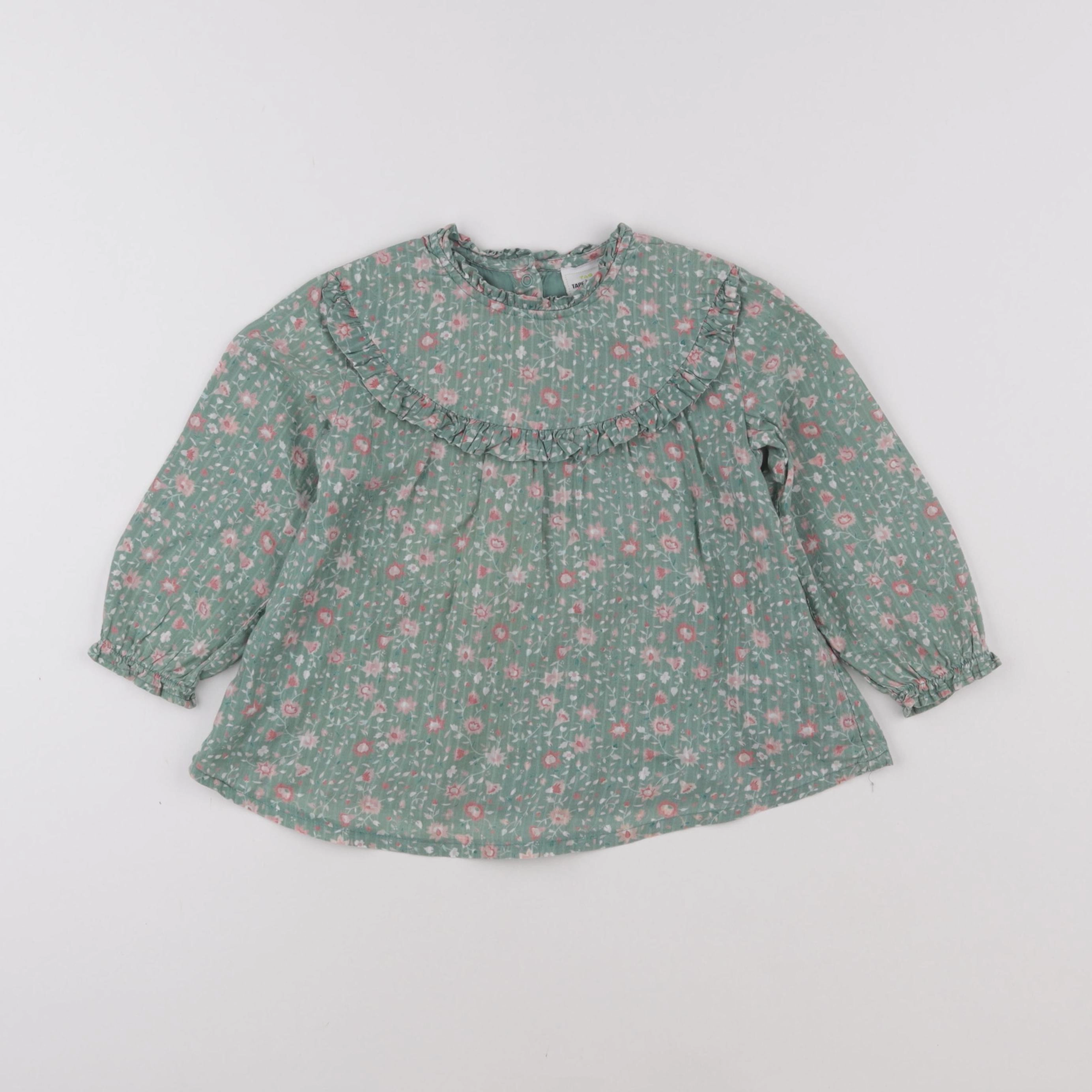 Tape à l'oeil - blouse vert - 36 mois
