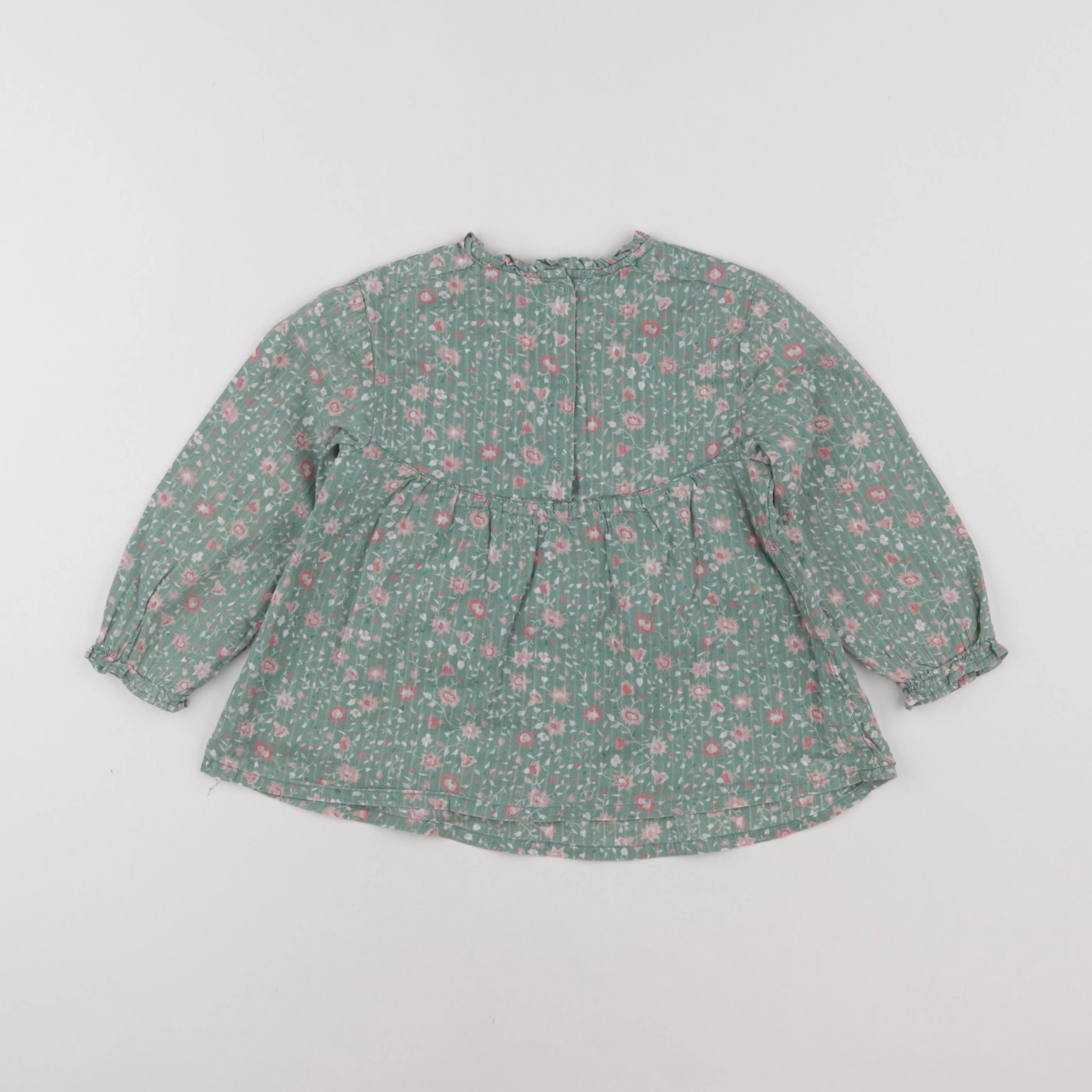 Tape à l'oeil - blouse vert - 36 mois