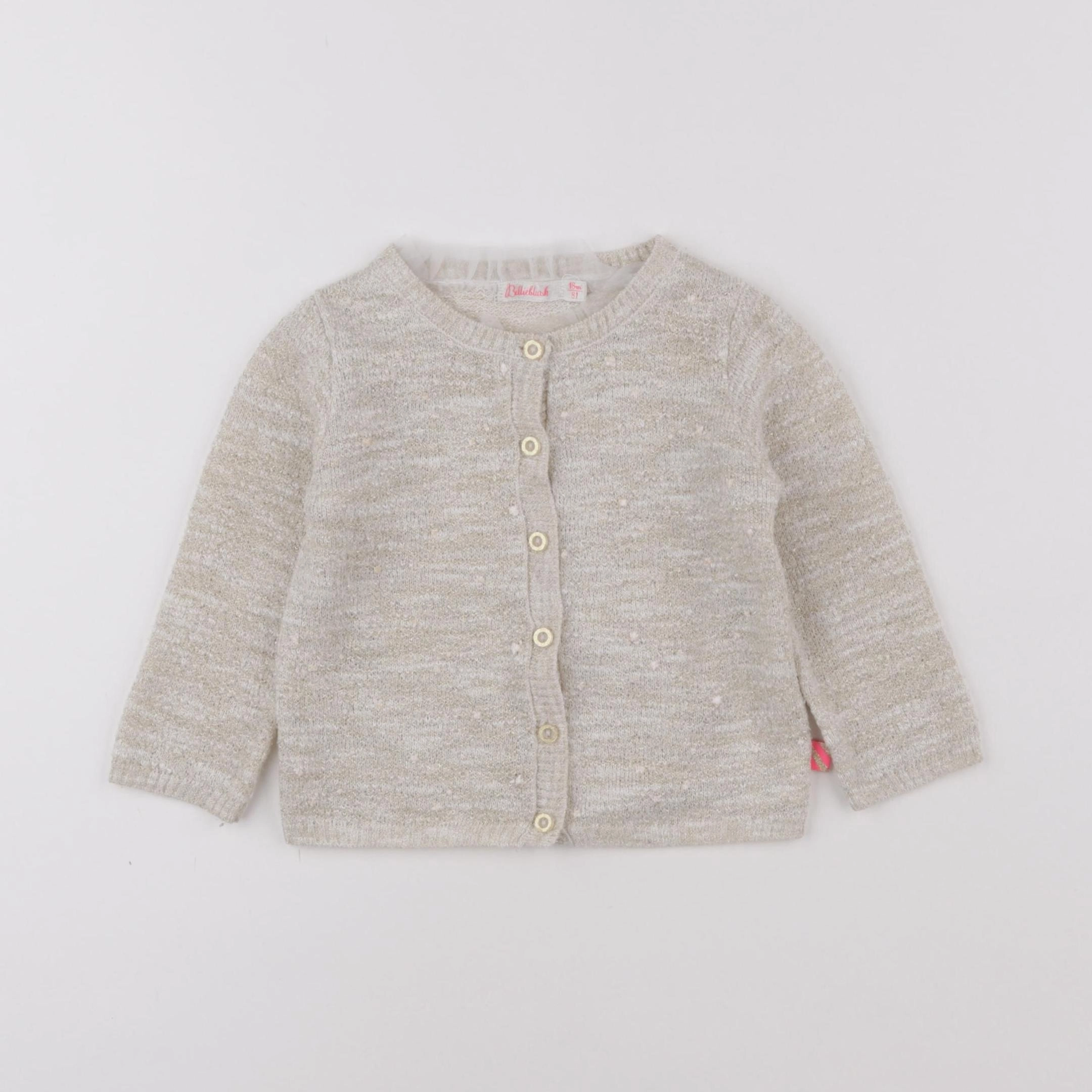 Billie Blush - gilet or - 18 mois