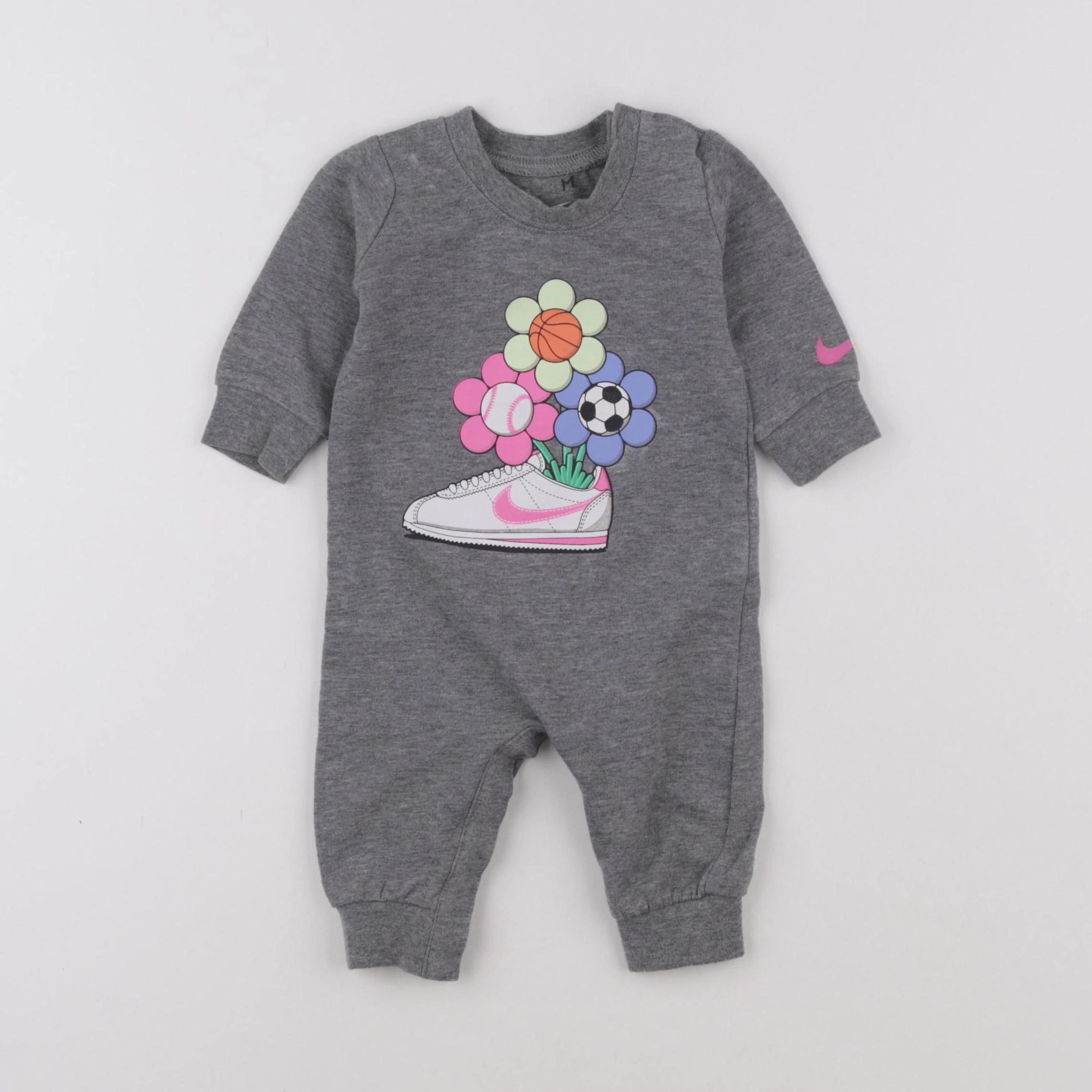 Nike - combinaison gris - 3 mois