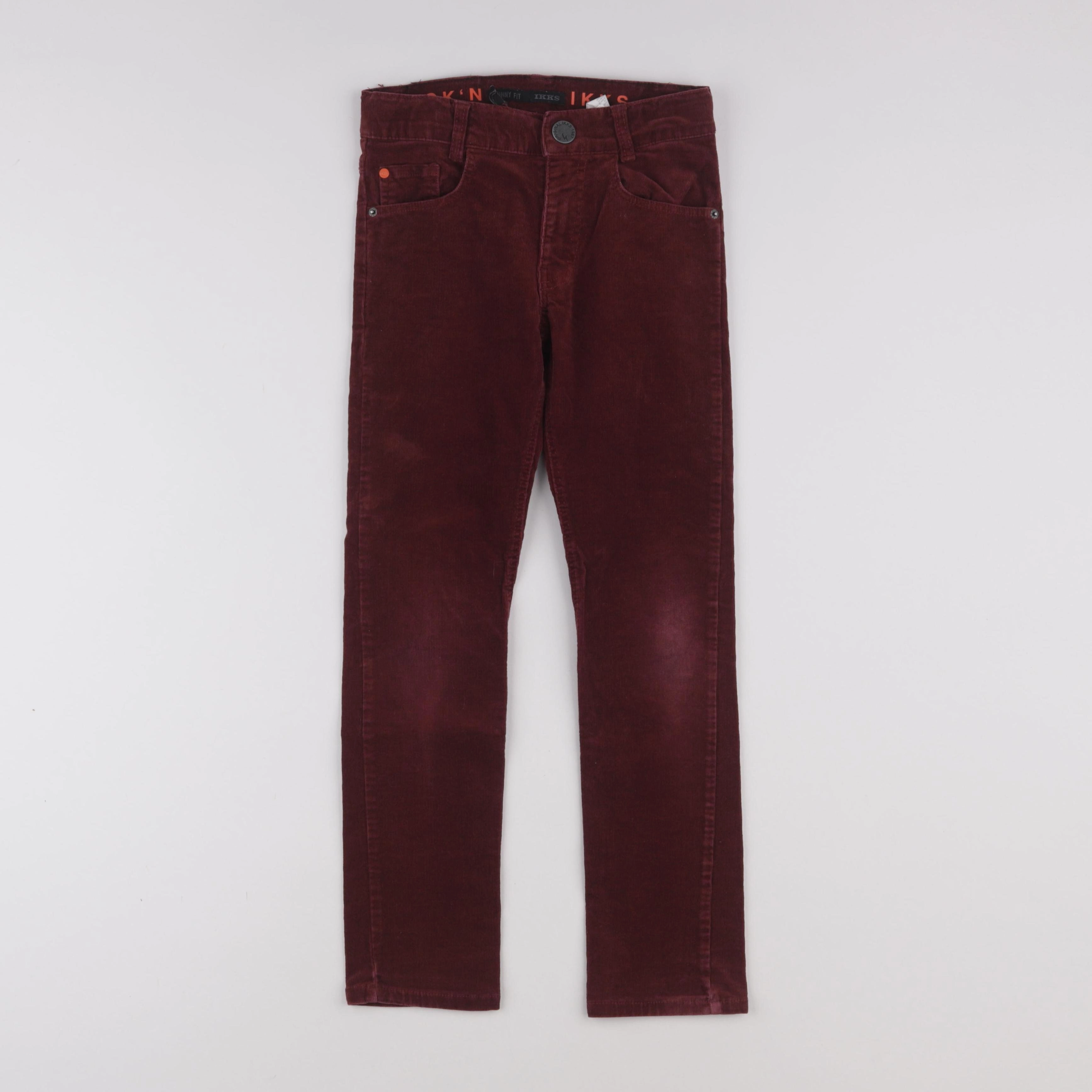 IKKS - pantalon rouge - 8 ans