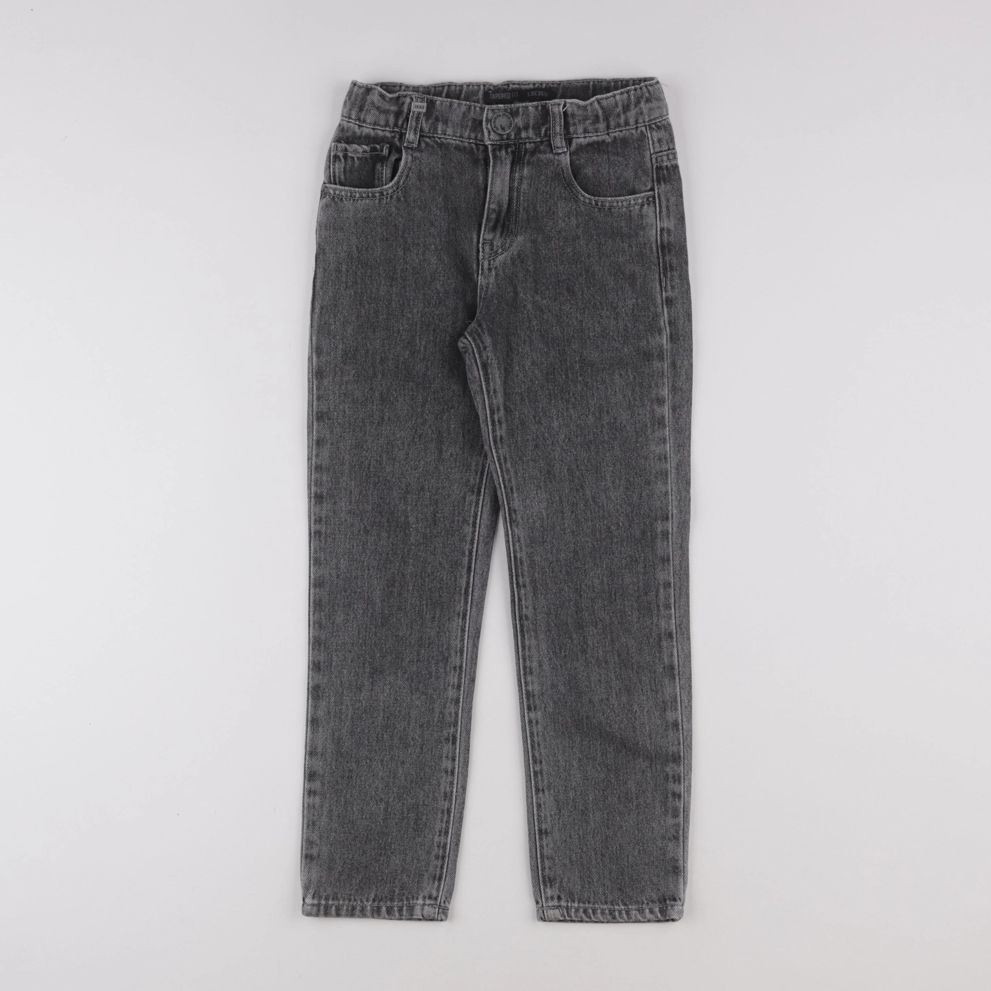 IKKS - jean gris - 8 ans