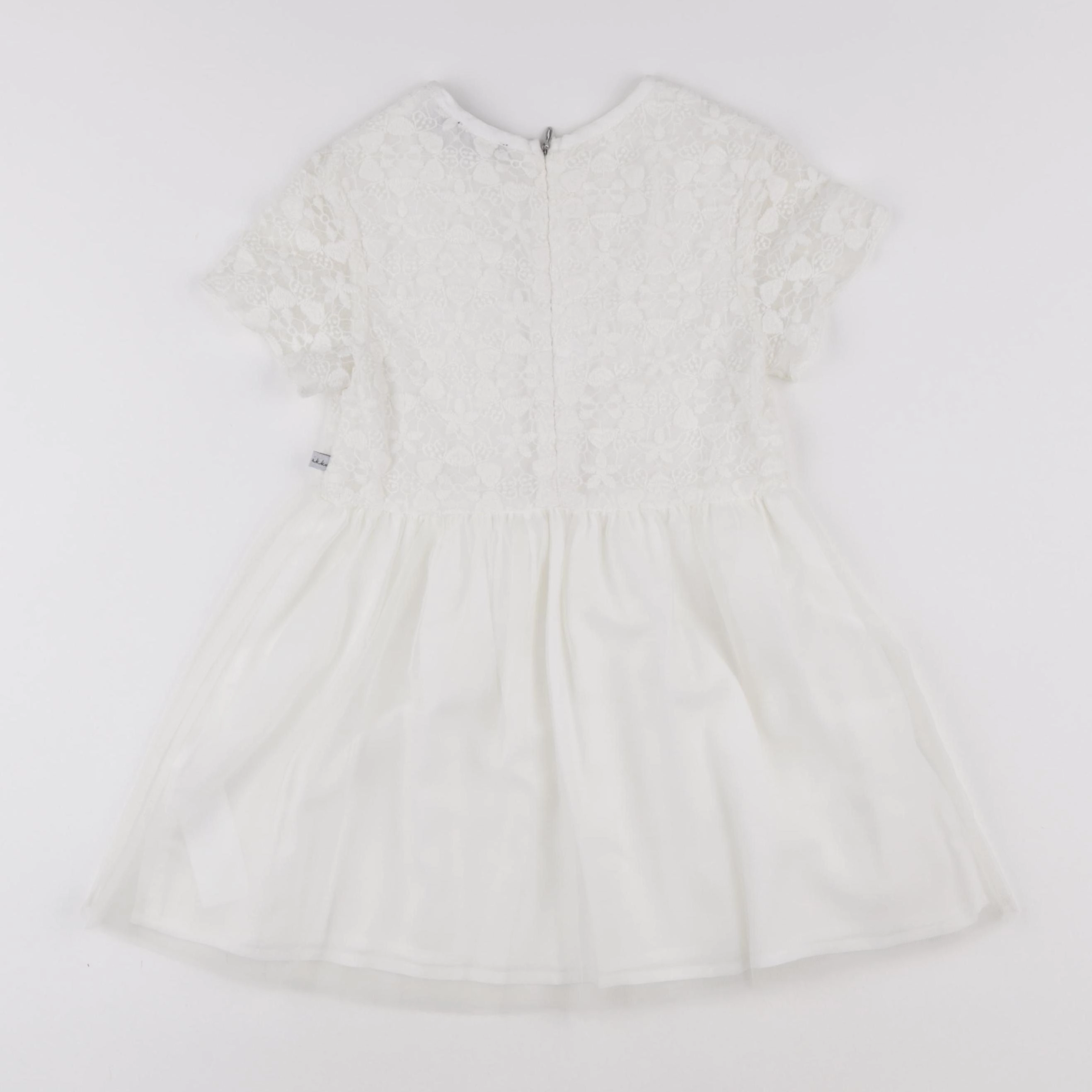 IKKS - robe blanc - 4 ans