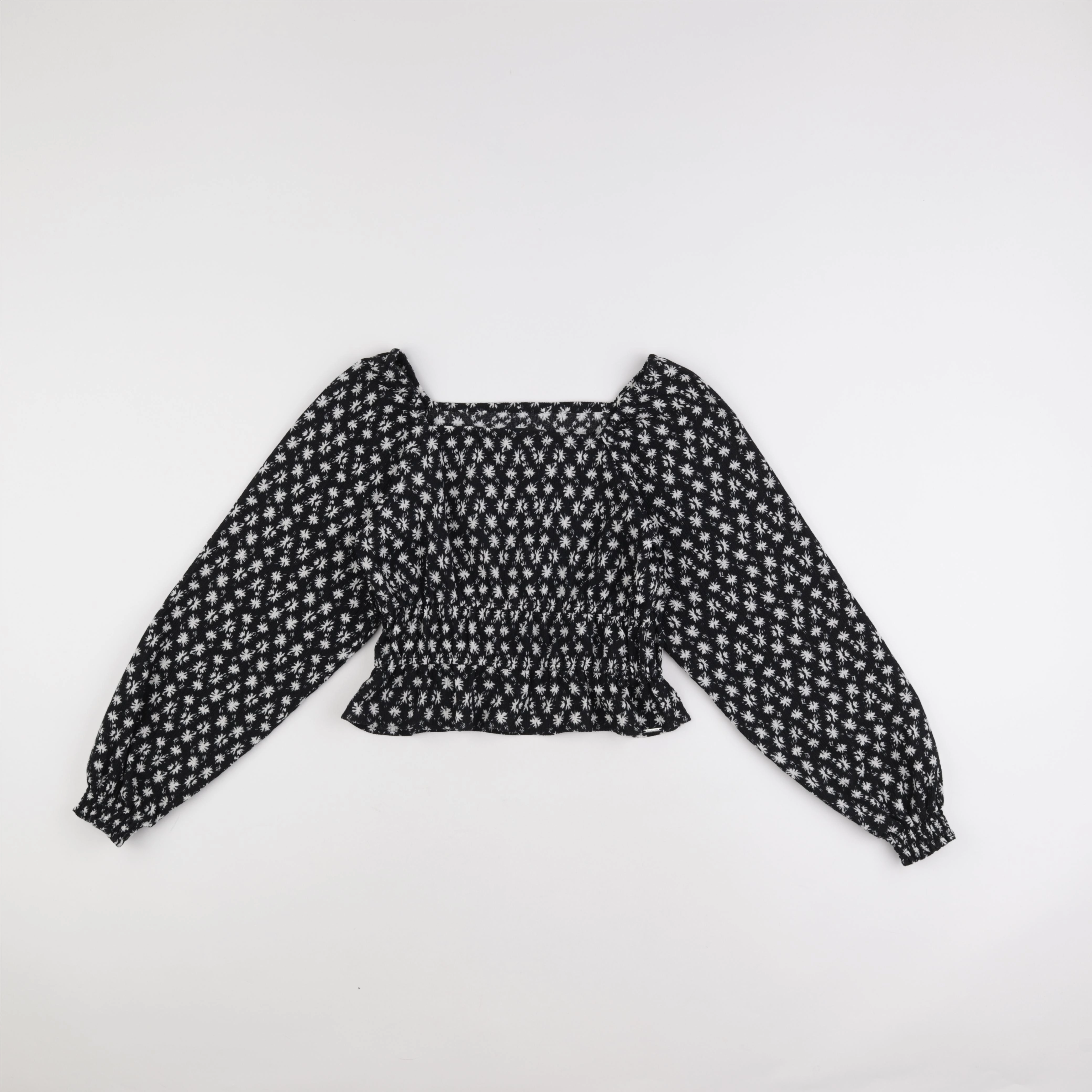IKKS - blouse noir, blanc - 12 ans