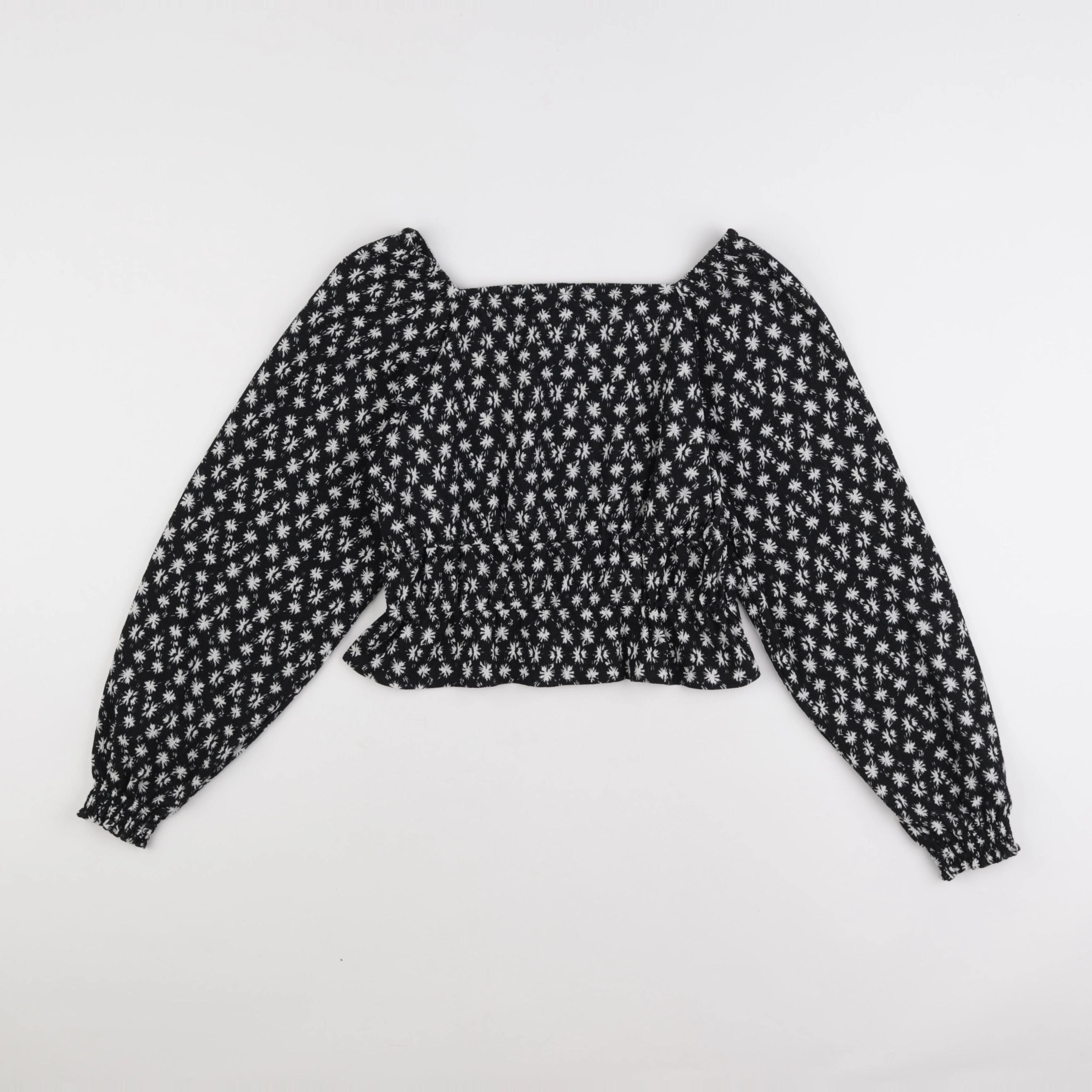 IKKS - blouse noir, blanc - 12 ans