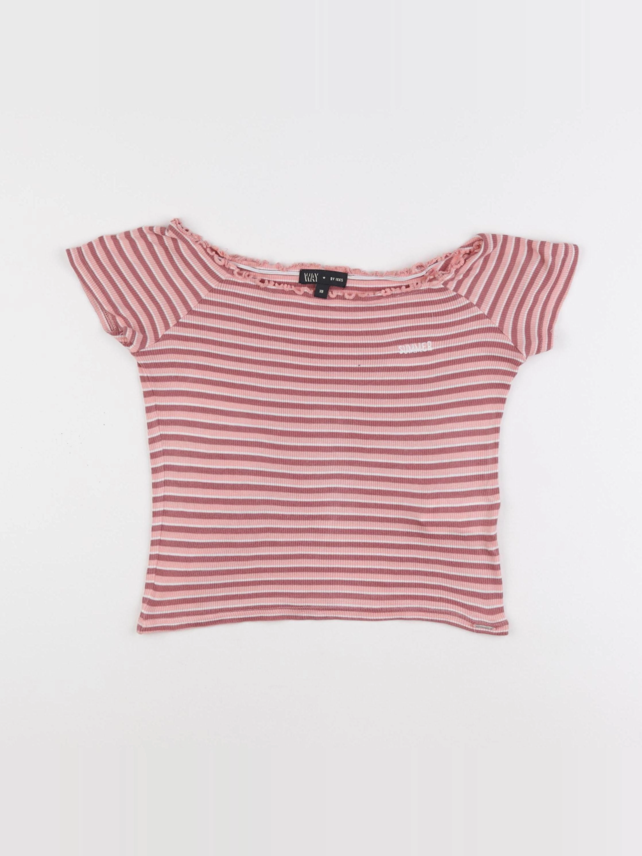 IKKS - tee-shirt rose - 12 ans