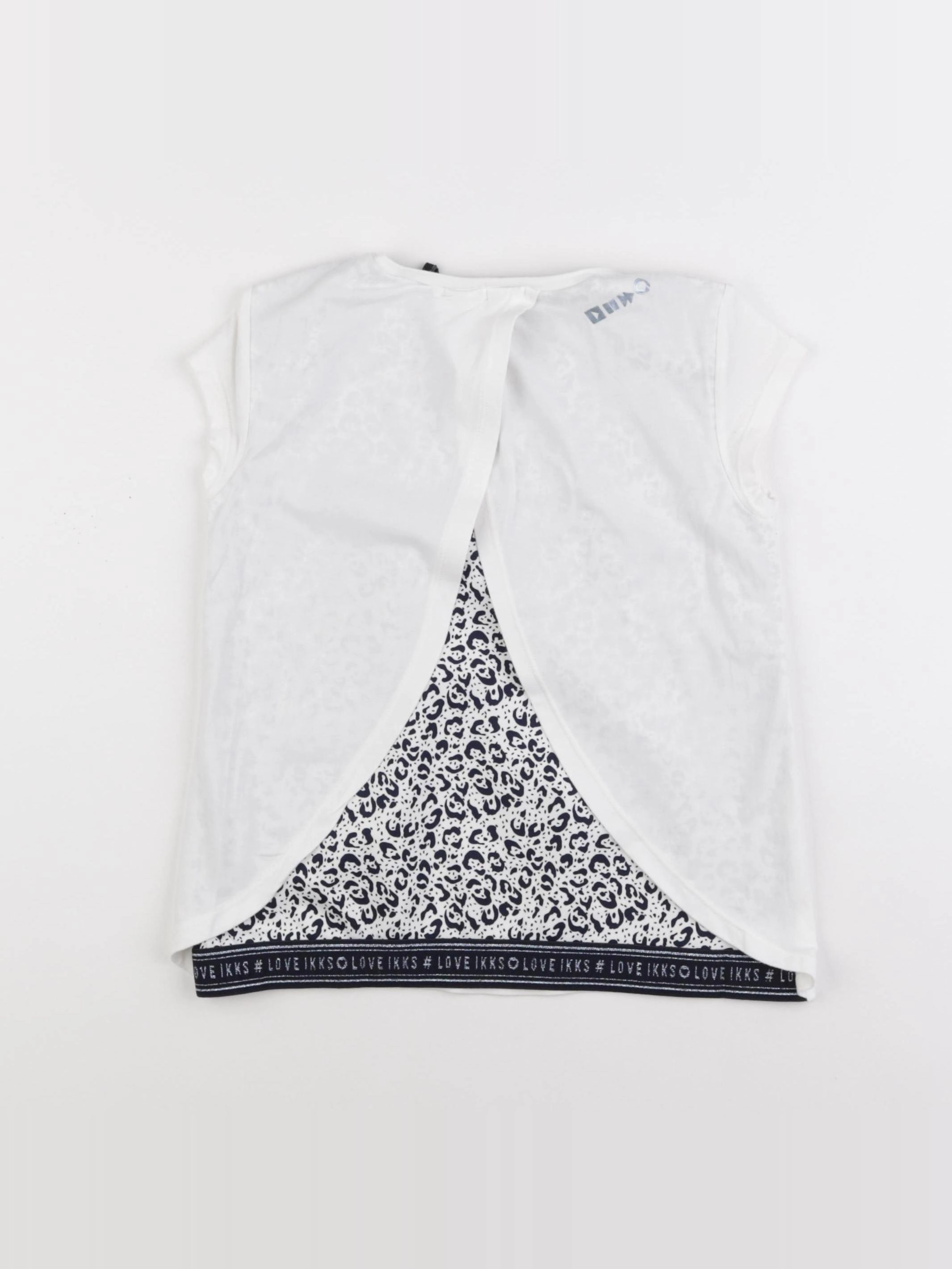 IKKS - tee-shirt blanc - 10 ans