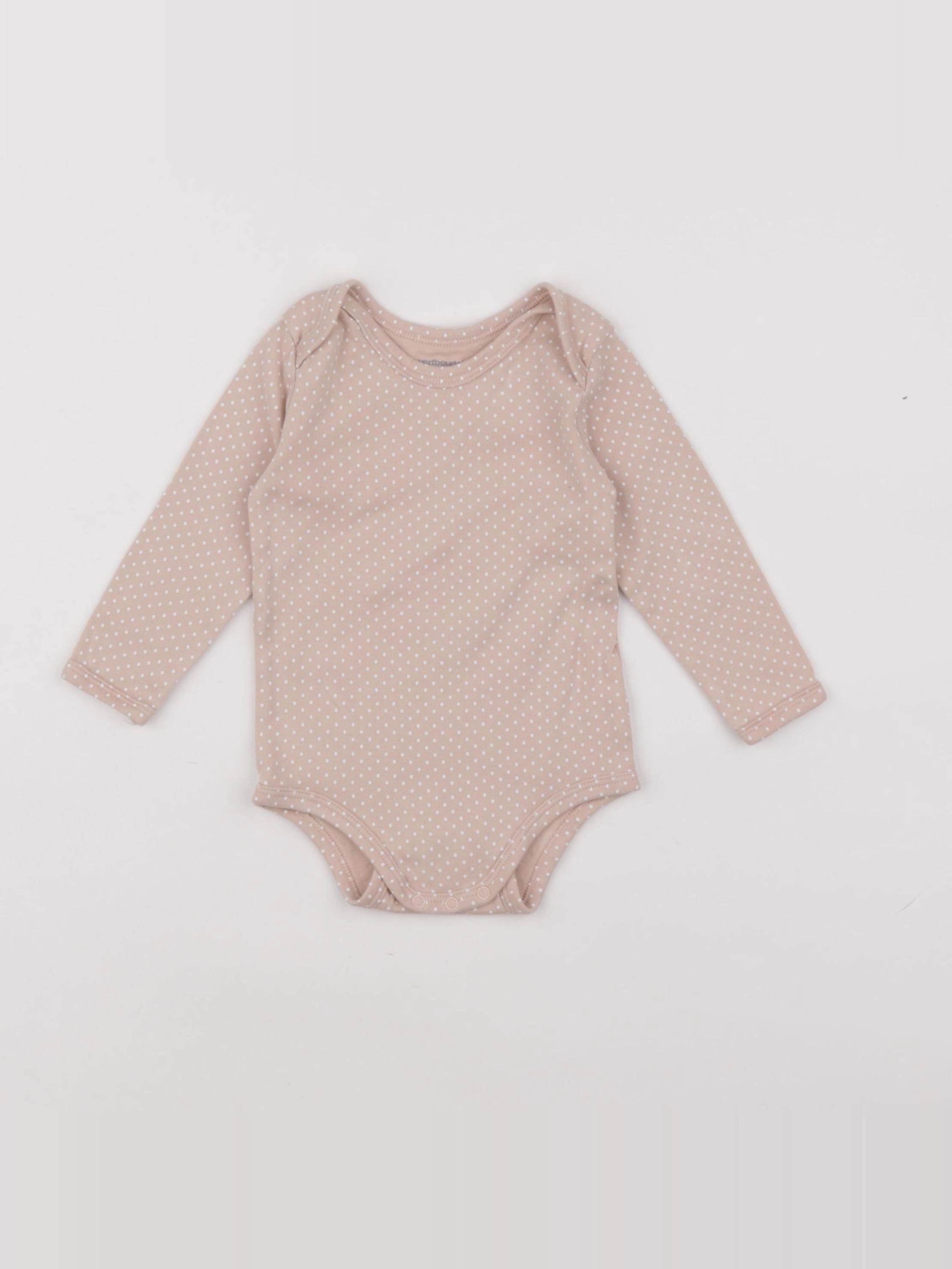 Vertbaudet - body rose - 18 mois
