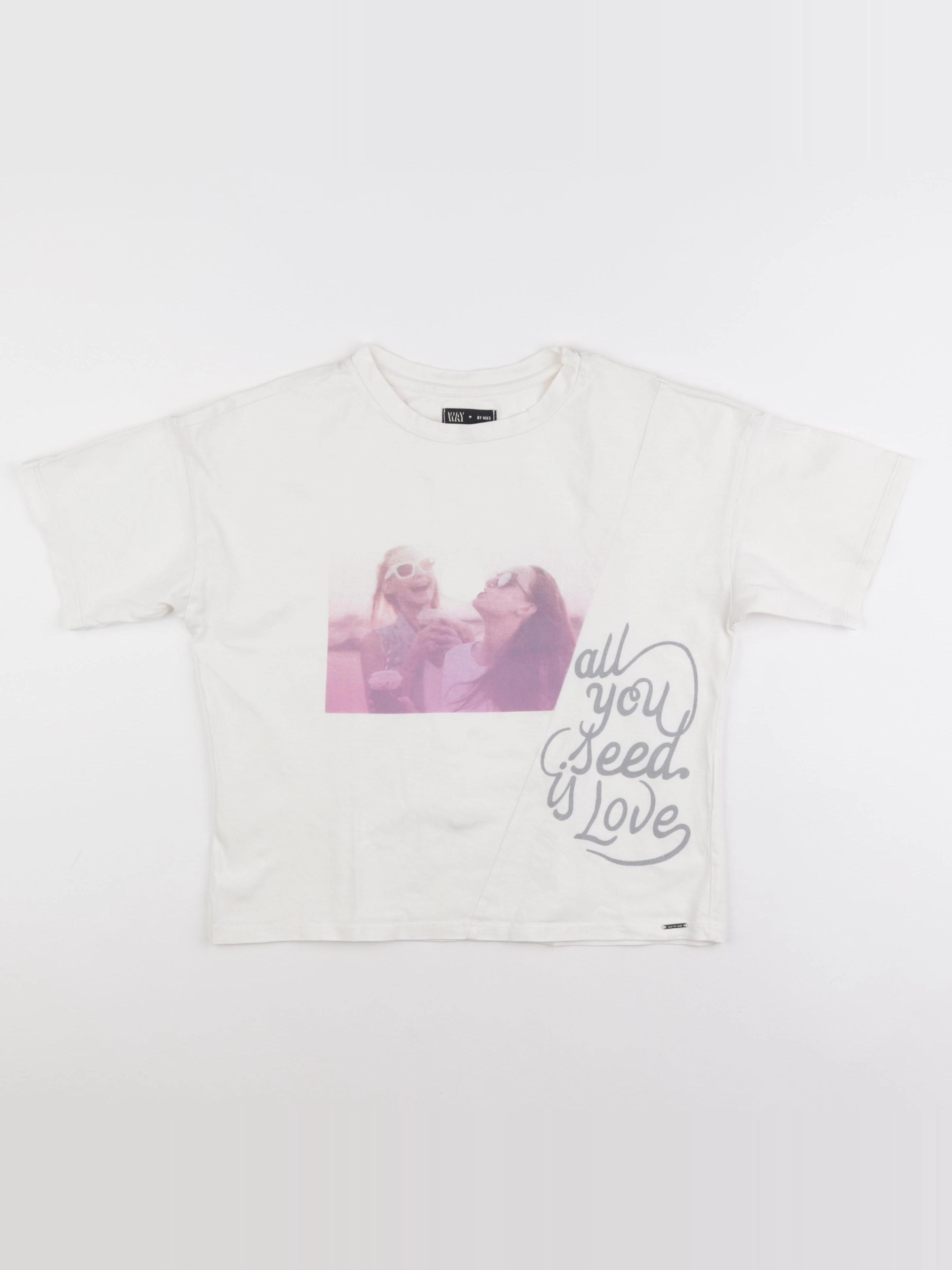 IKKS - tee-shirt blanc - 12 ans