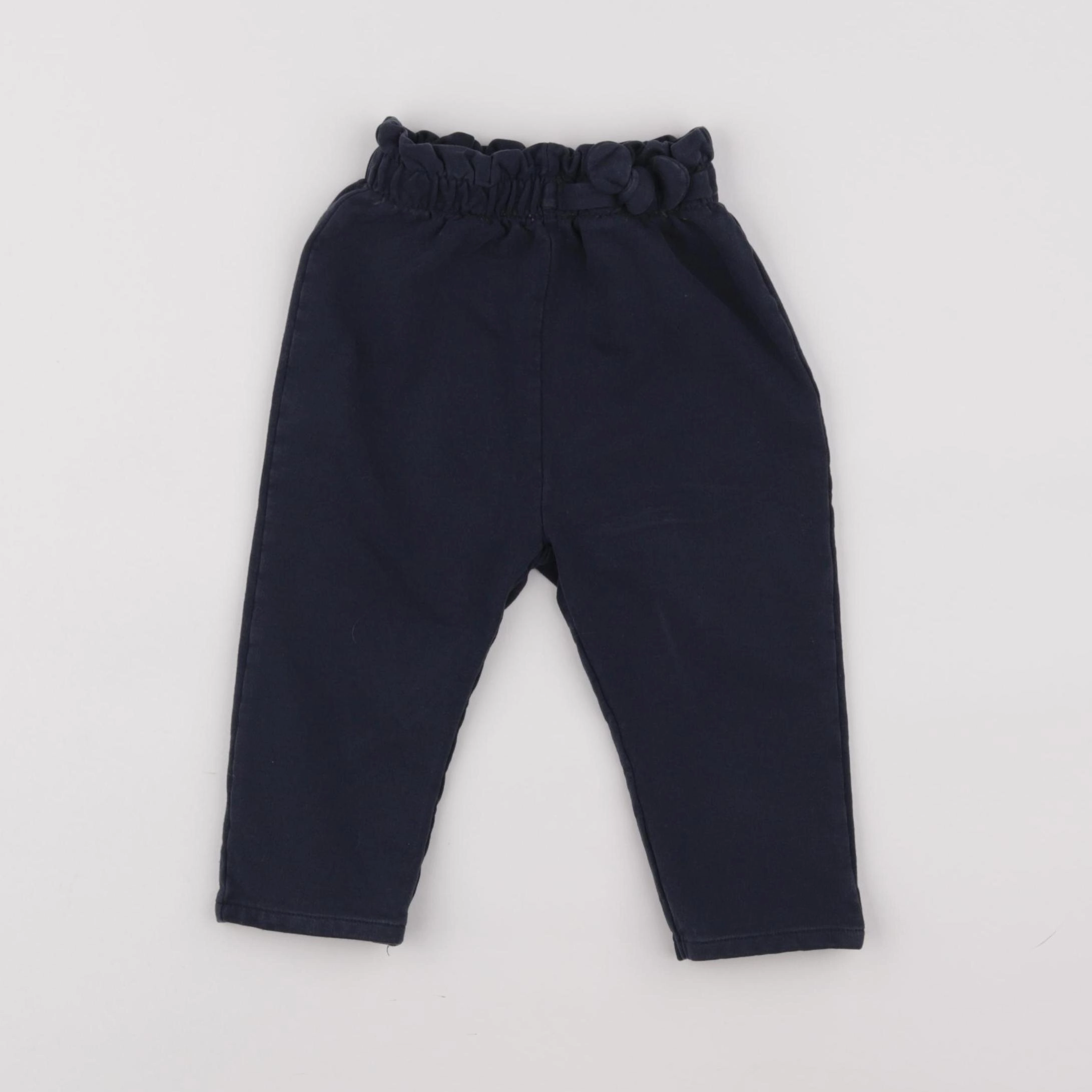 Vertbaudet - pantalon bleu - 18 mois