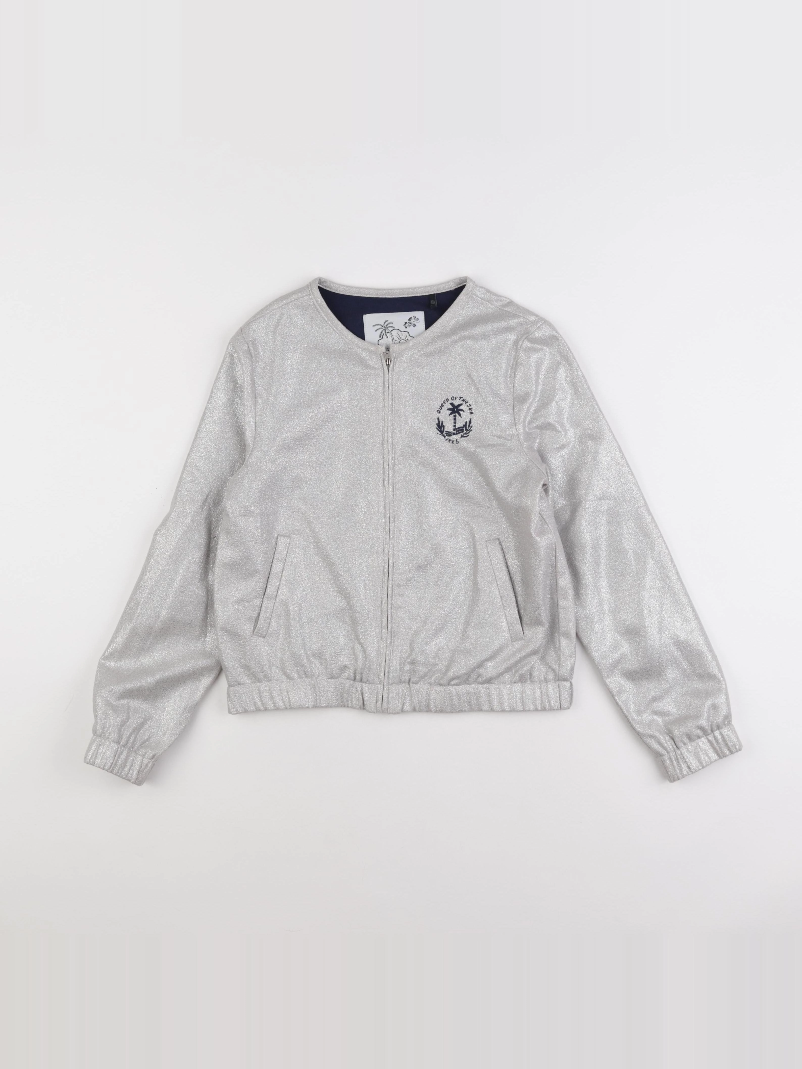 IKKS - sweat argent - 10 ans