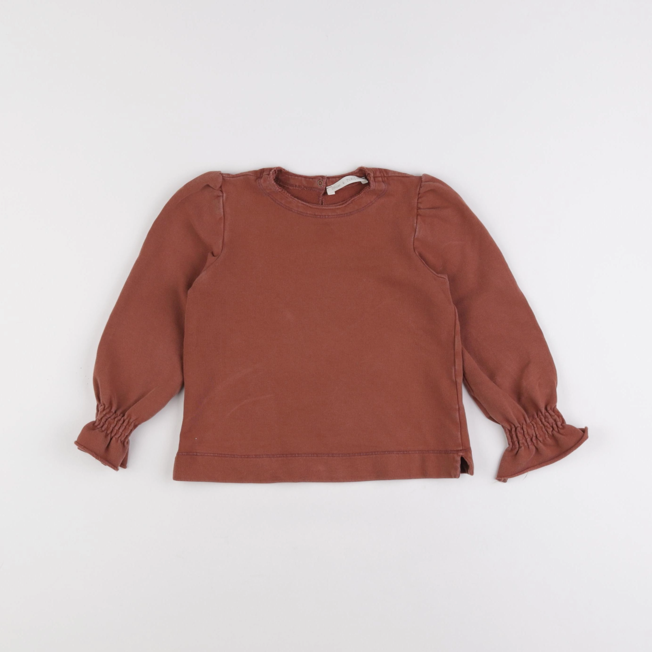 Zhoe et Tobiah - tee-shirt marron - 5 ans
