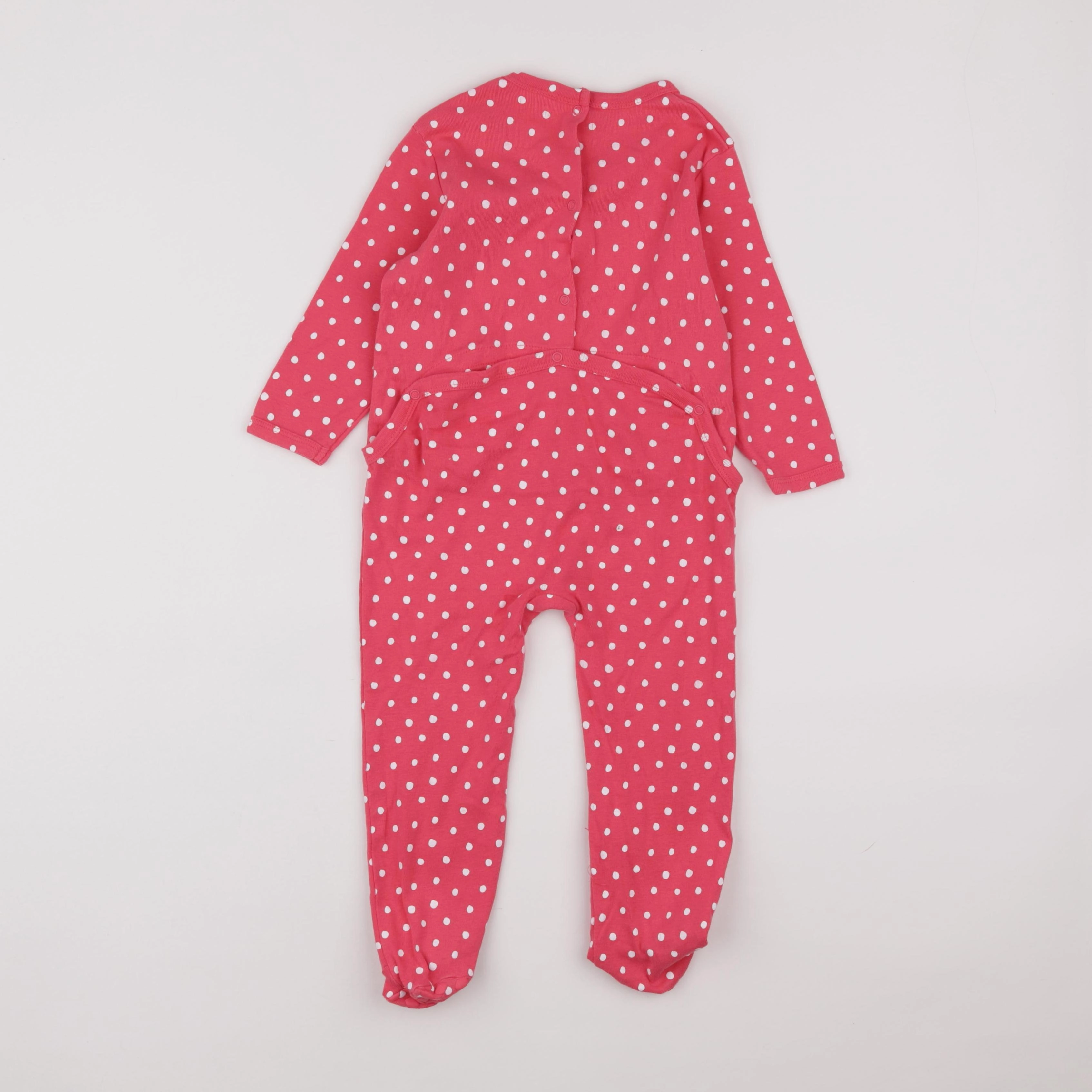 Vertbaudet - pyjama coton rose - 2 ans