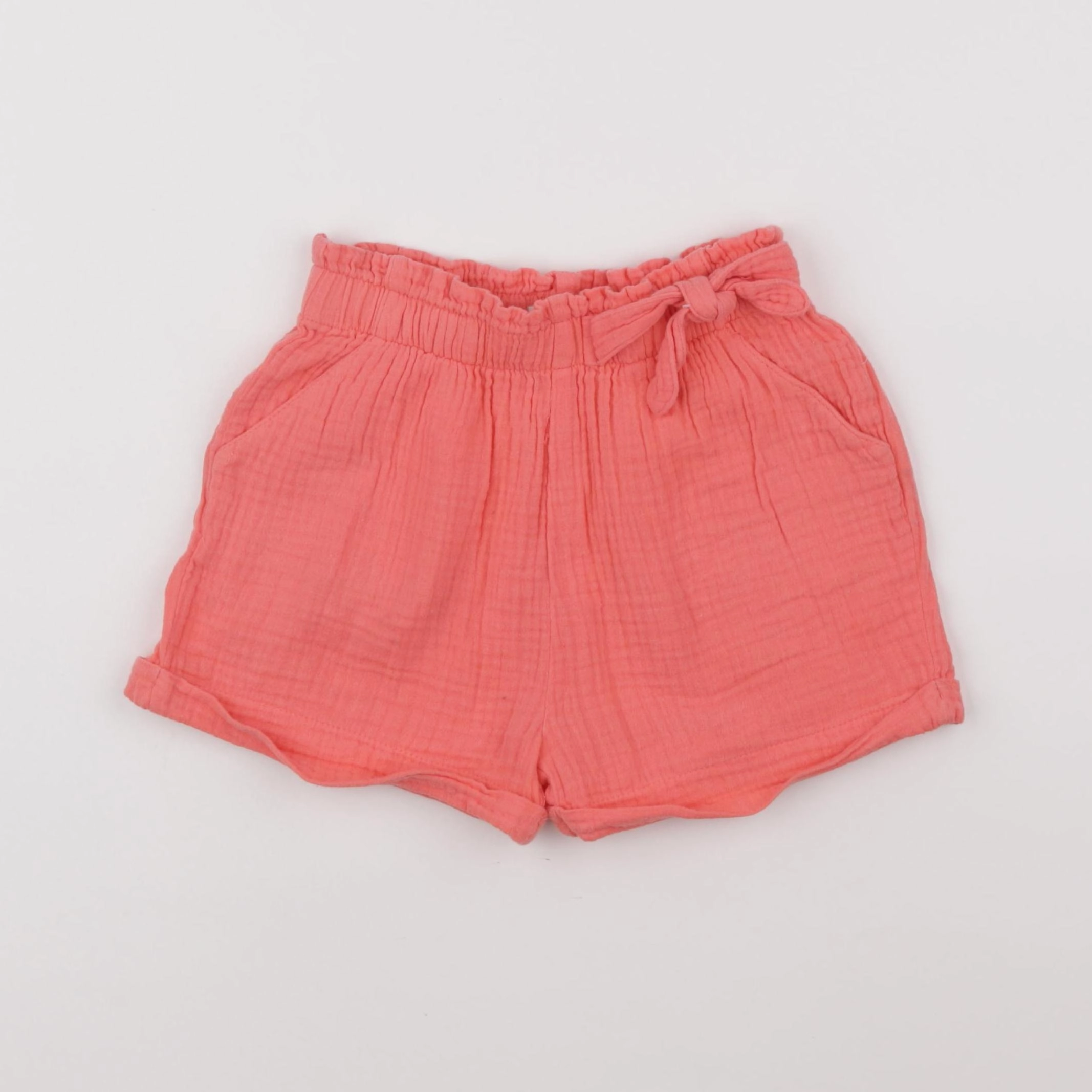 Vertbaudet - short rose - 7 ans