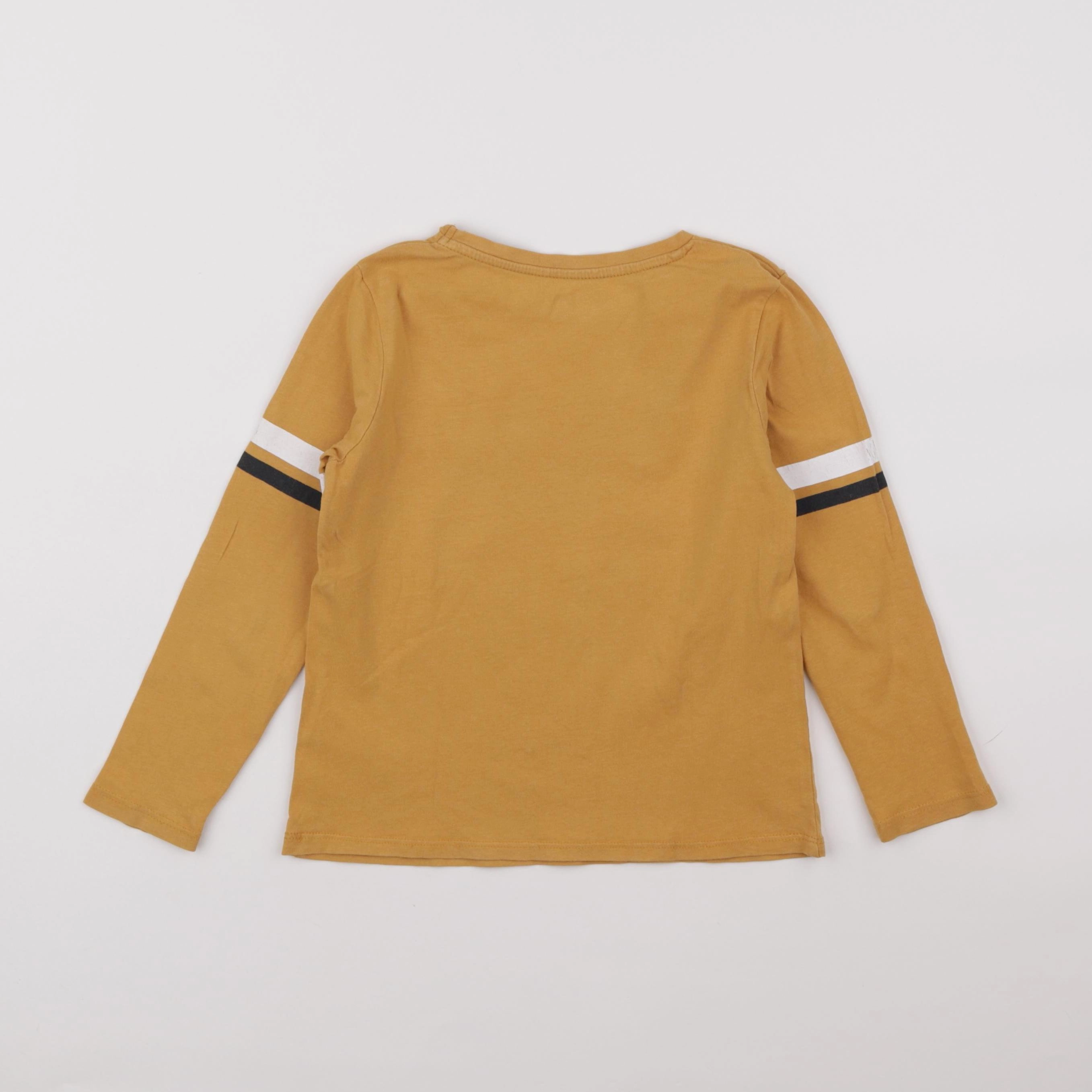 Vertbaudet - tee-shirt jaune, or - 5 ans