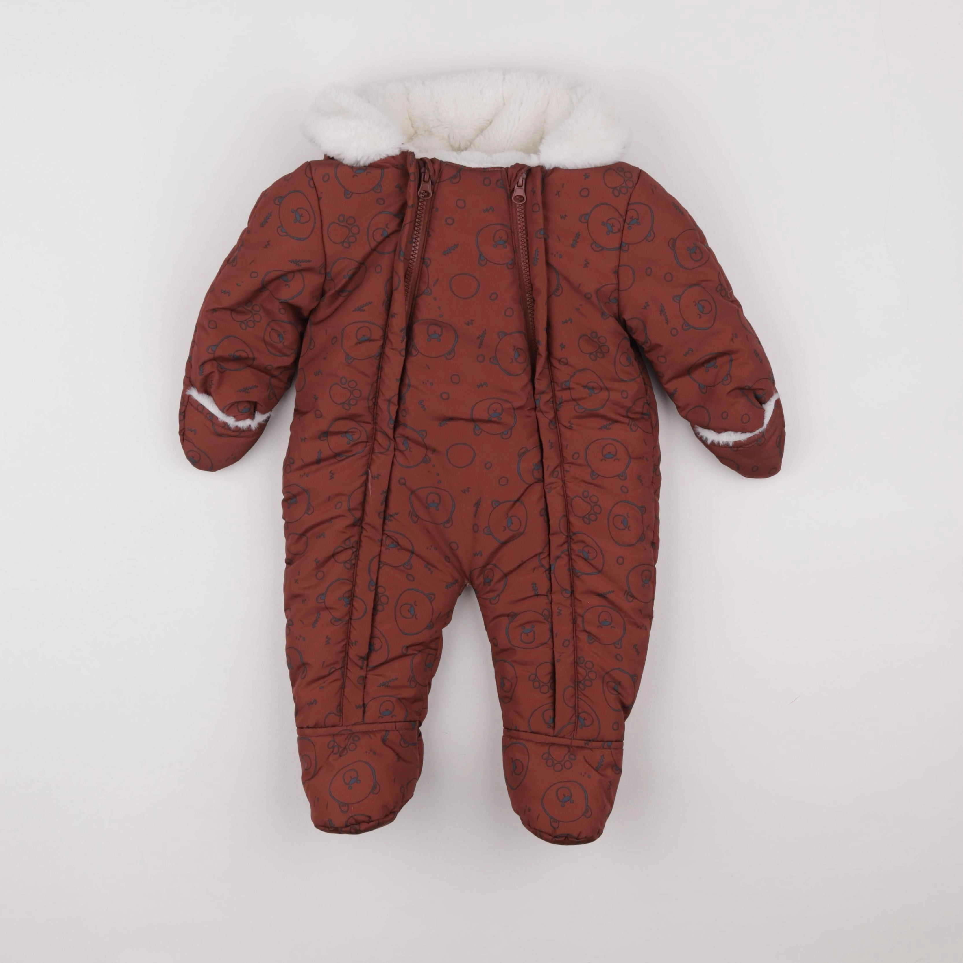 Vertbaudet - combi-pilote marron - 6 mois