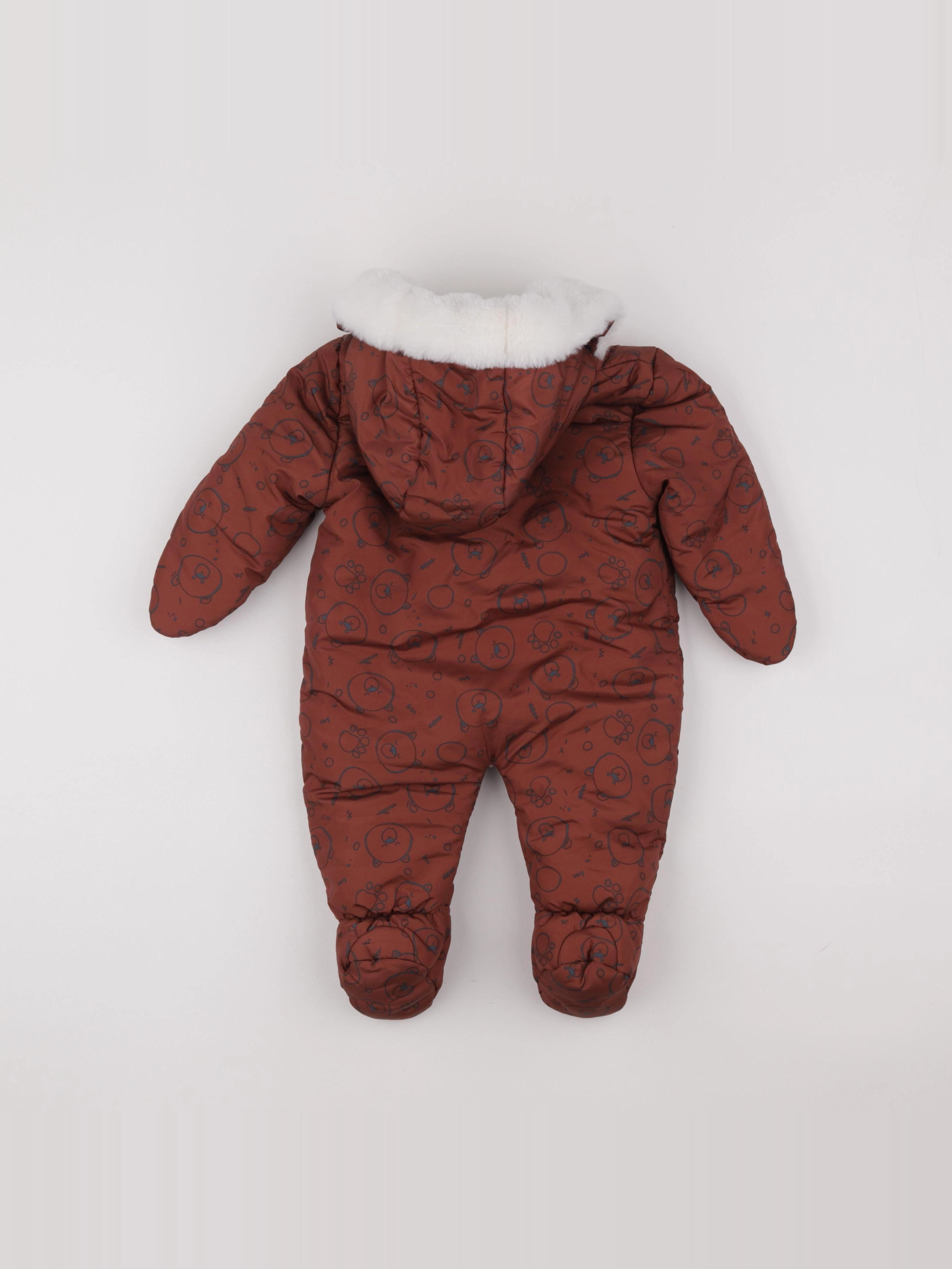Vertbaudet - combi-pilote marron - 6 mois