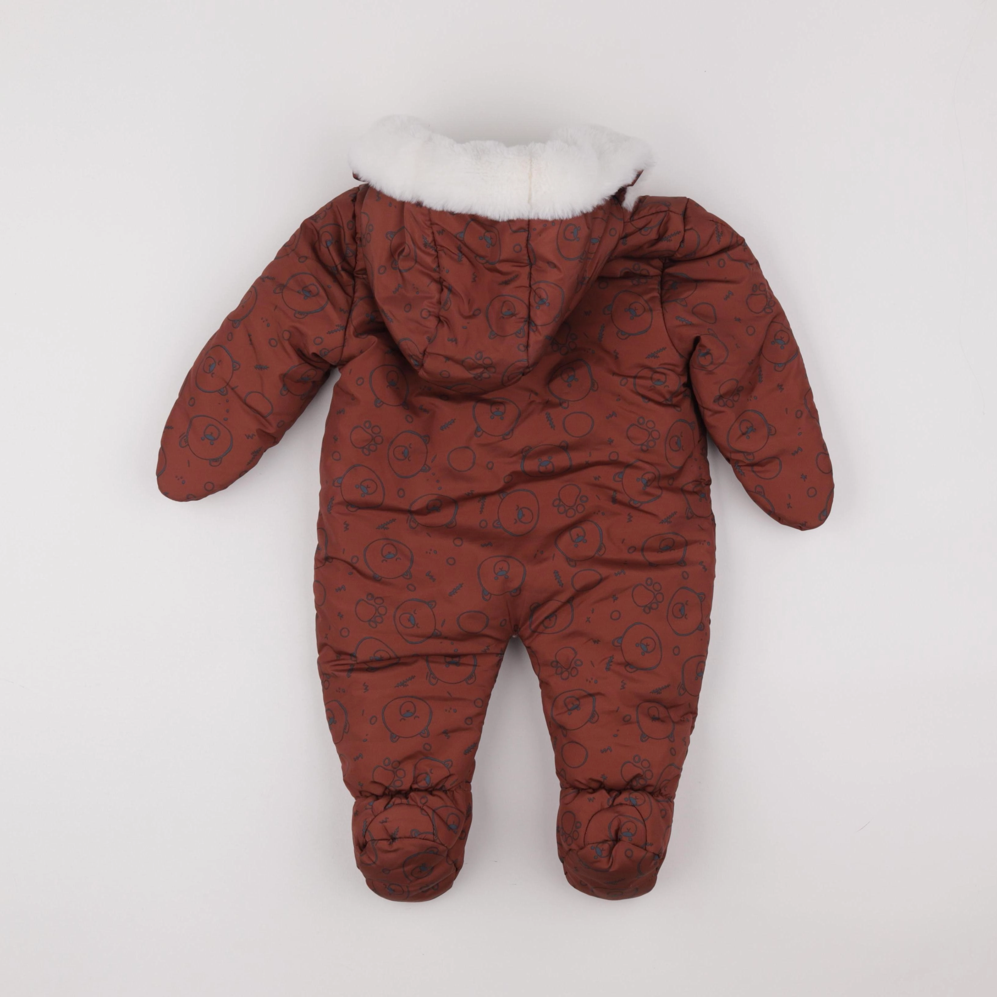 Vertbaudet - combi-pilote marron - 6 mois