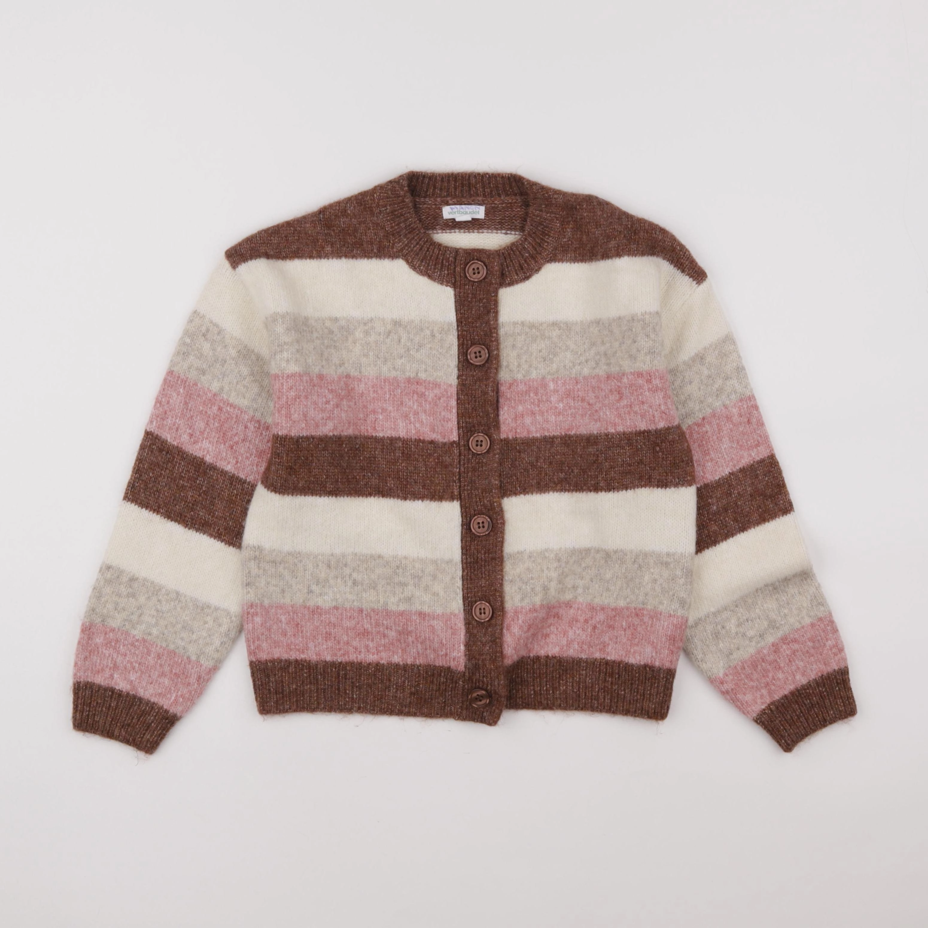 Vertbaudet - gilet multicolore - 8 ans
