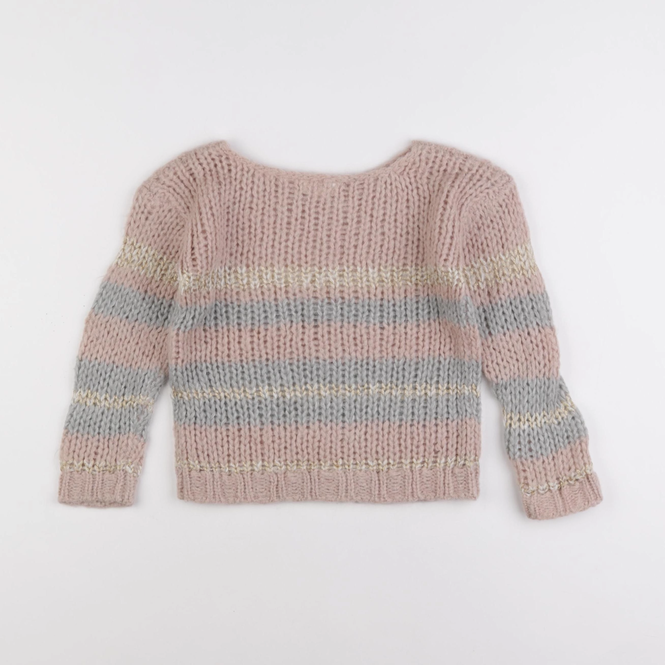 Louis Louise - pull rose, or - 6 ans
