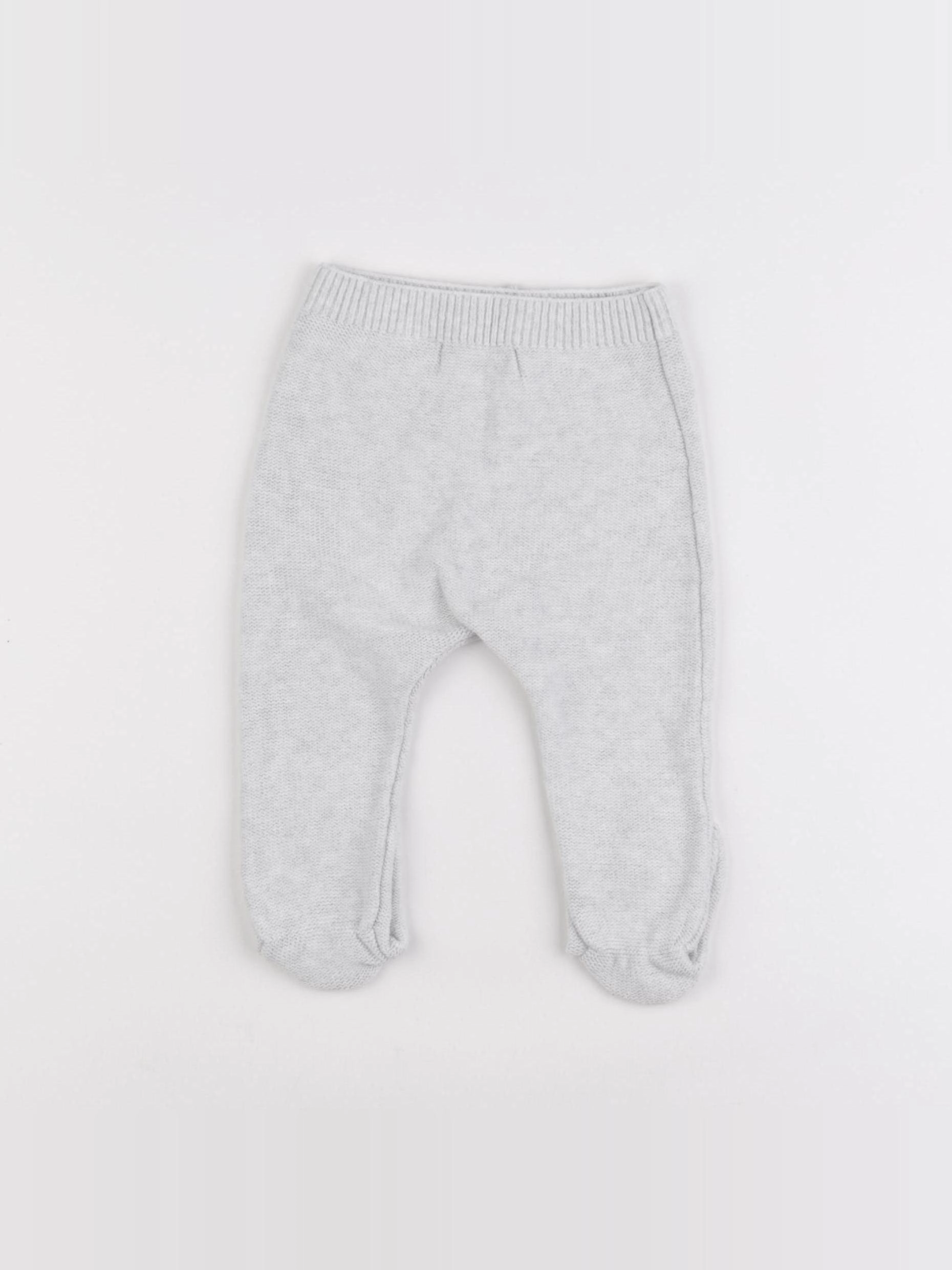 Zara - legging gris - 6/9 mois
