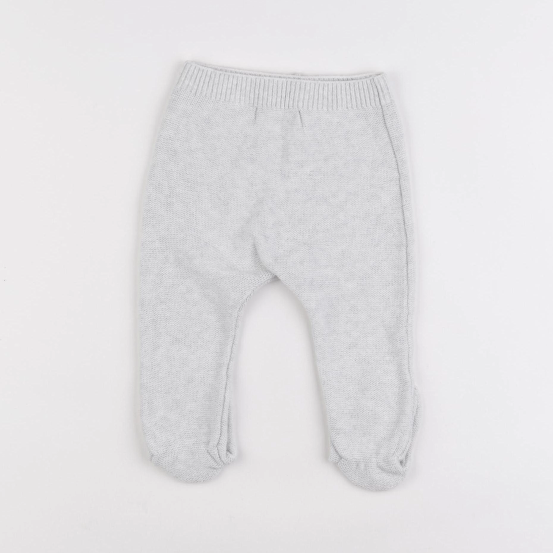 Zara - legging gris - 6/9 mois
