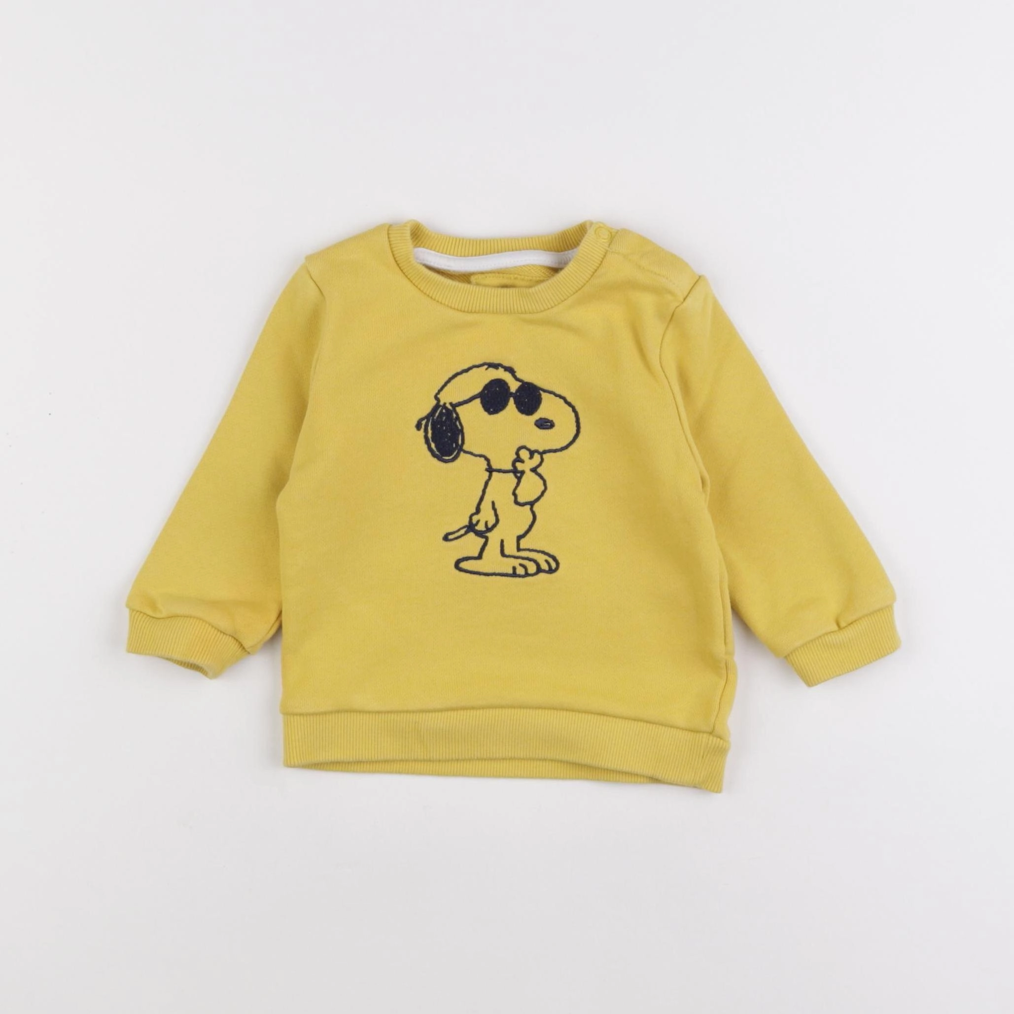 Cyrillus - sweat jaune - 12 mois