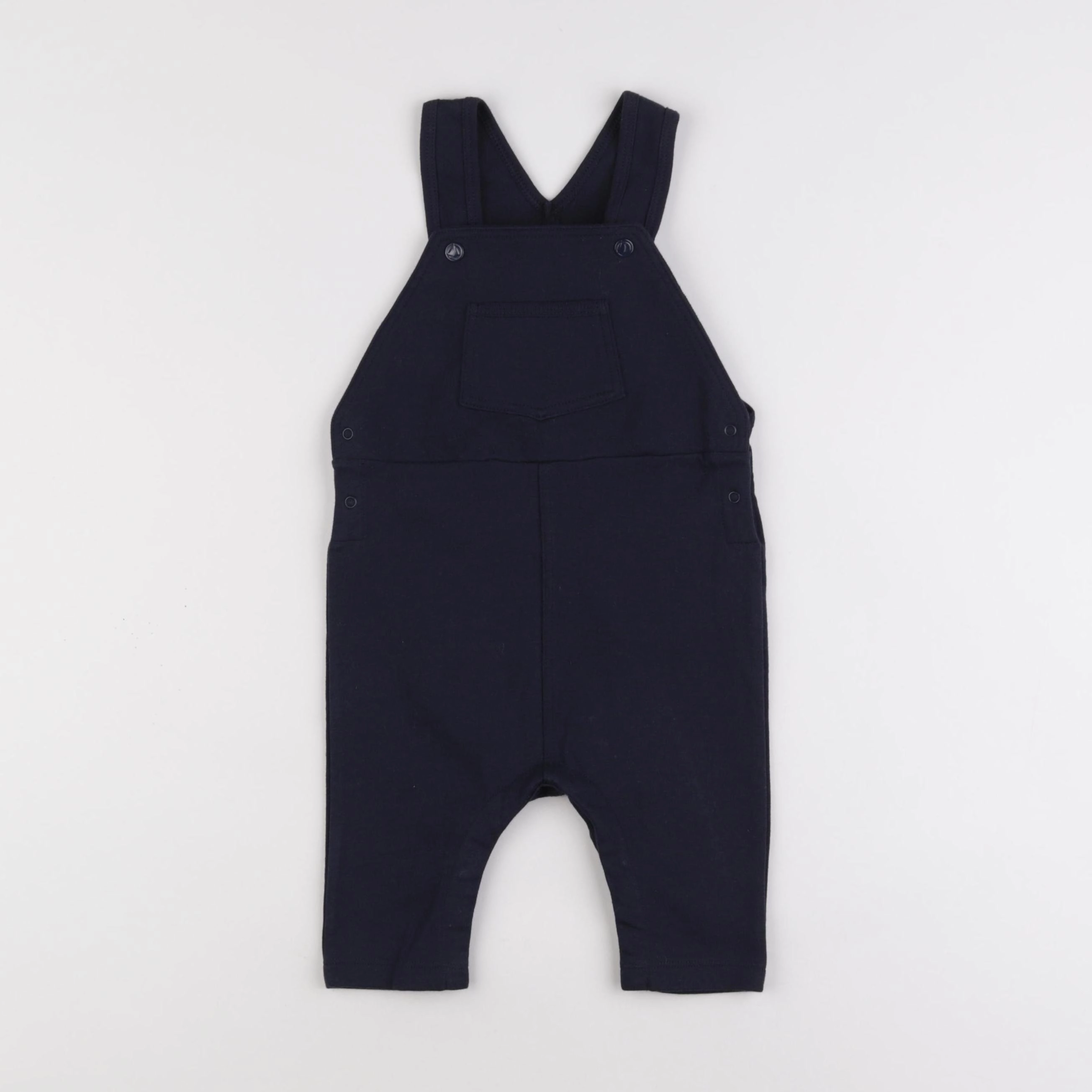 Petit Bateau - salopette bleu - 12 mois