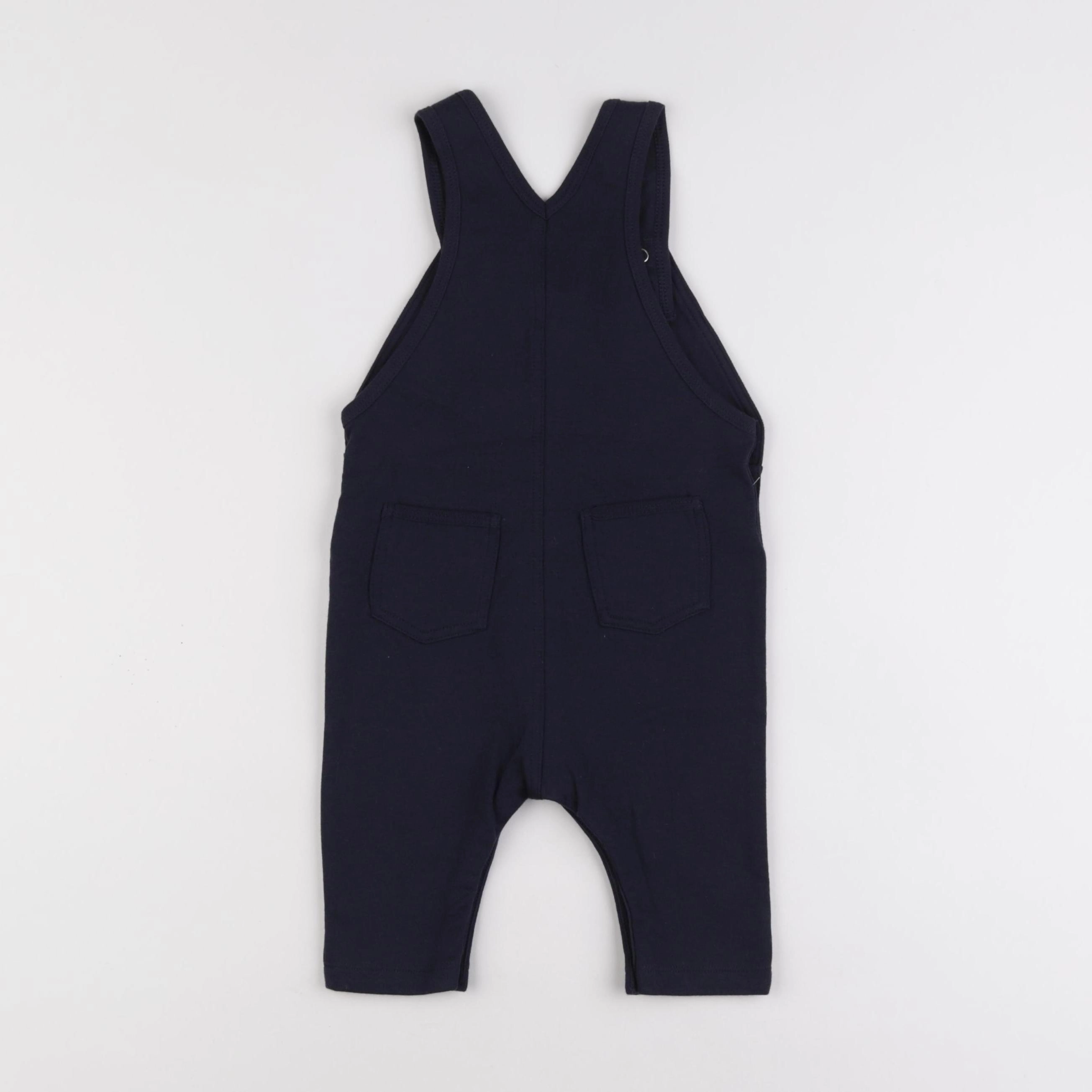 Petit Bateau - salopette bleu - 12 mois