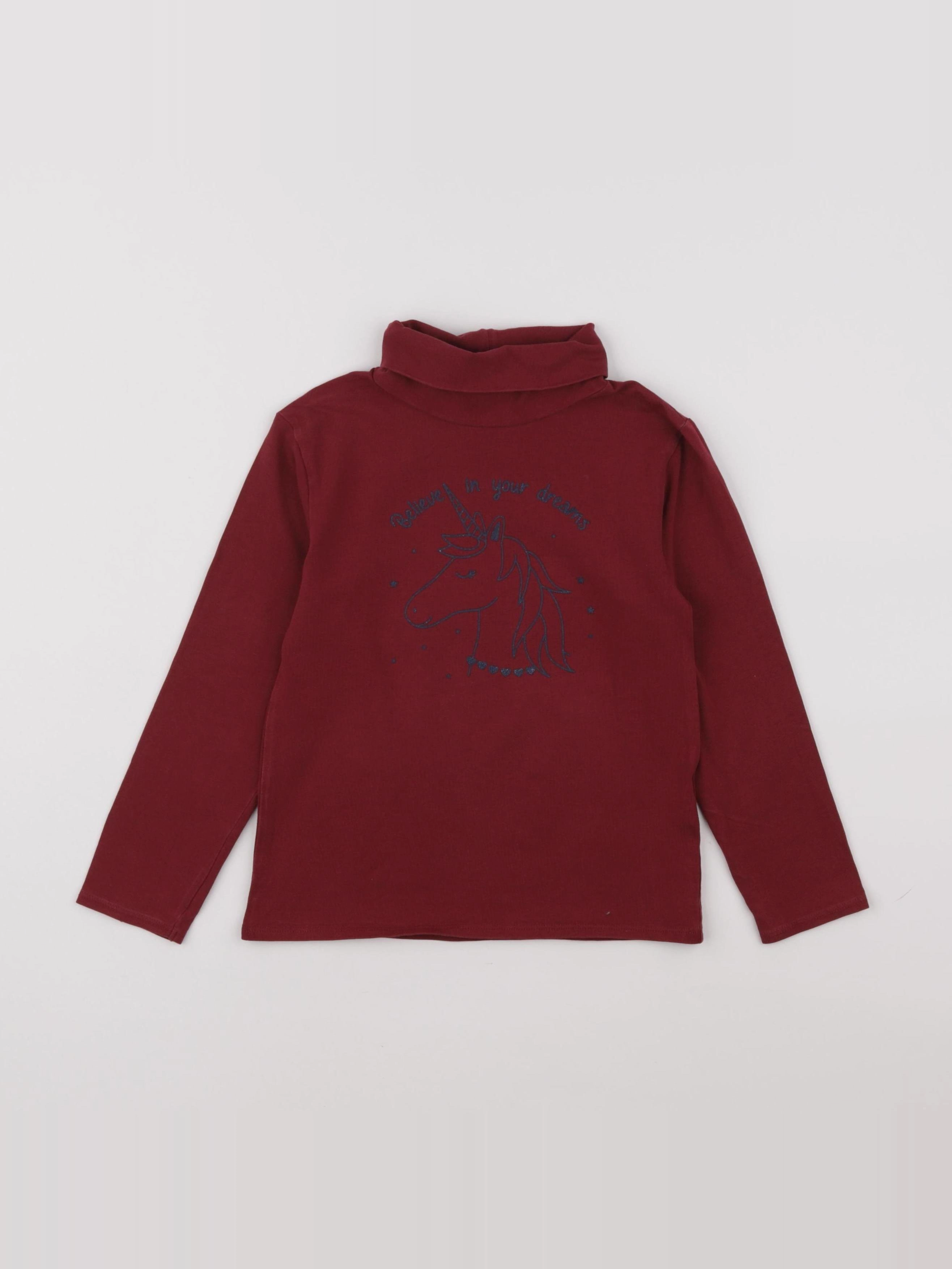 Vertbaudet - sous-pull rouge - 6 ans