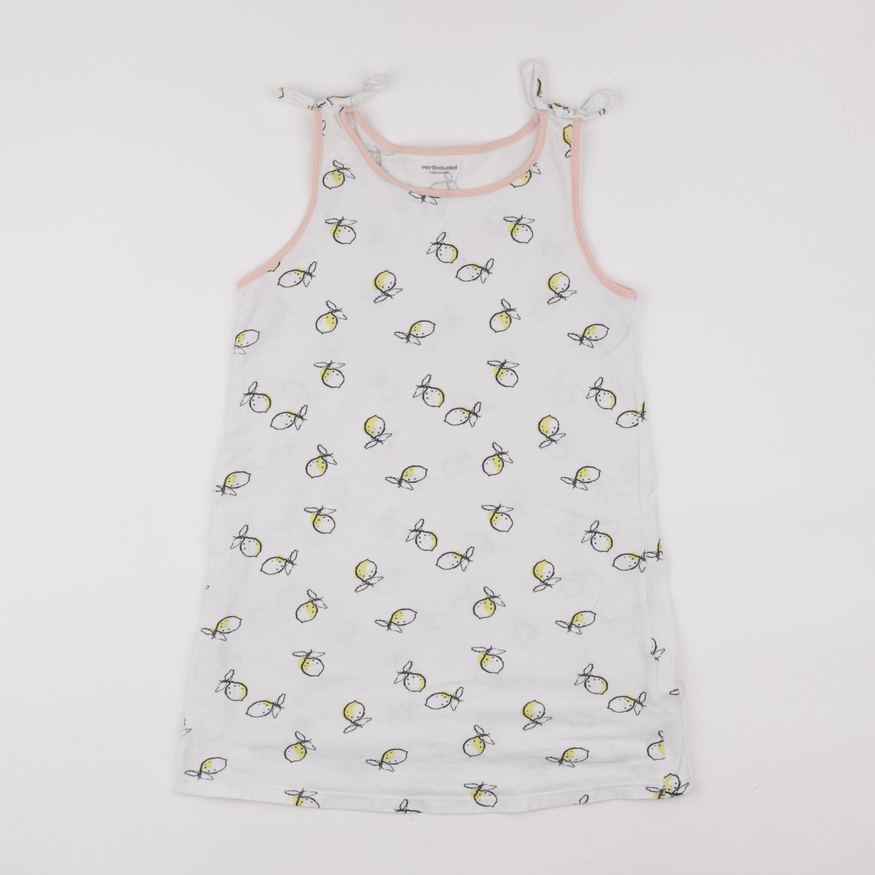 Vertbaudet - robe blanc - 8 ans