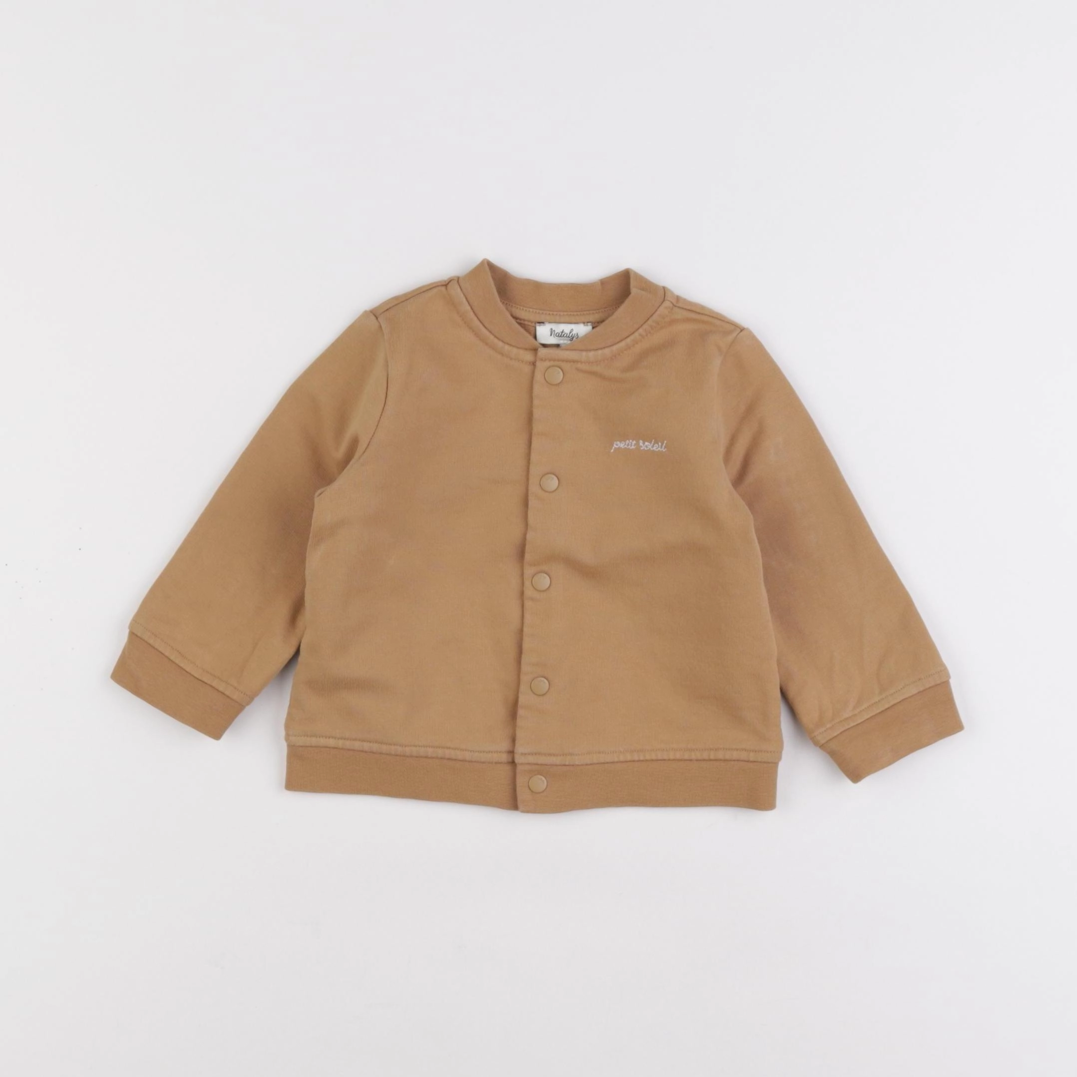 Natalys - sweat marron - 9 mois