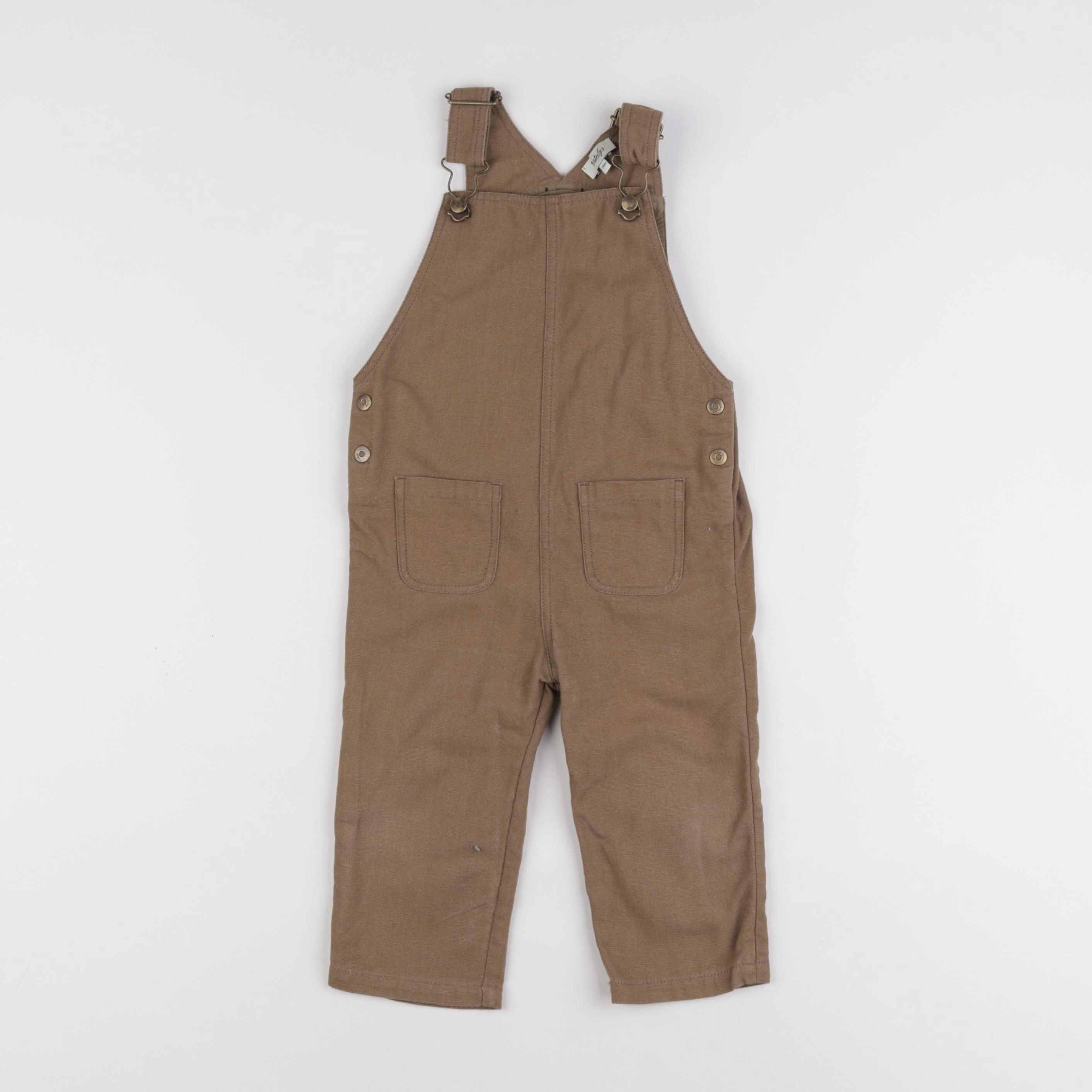 Natalys - salopette marron - 24 mois