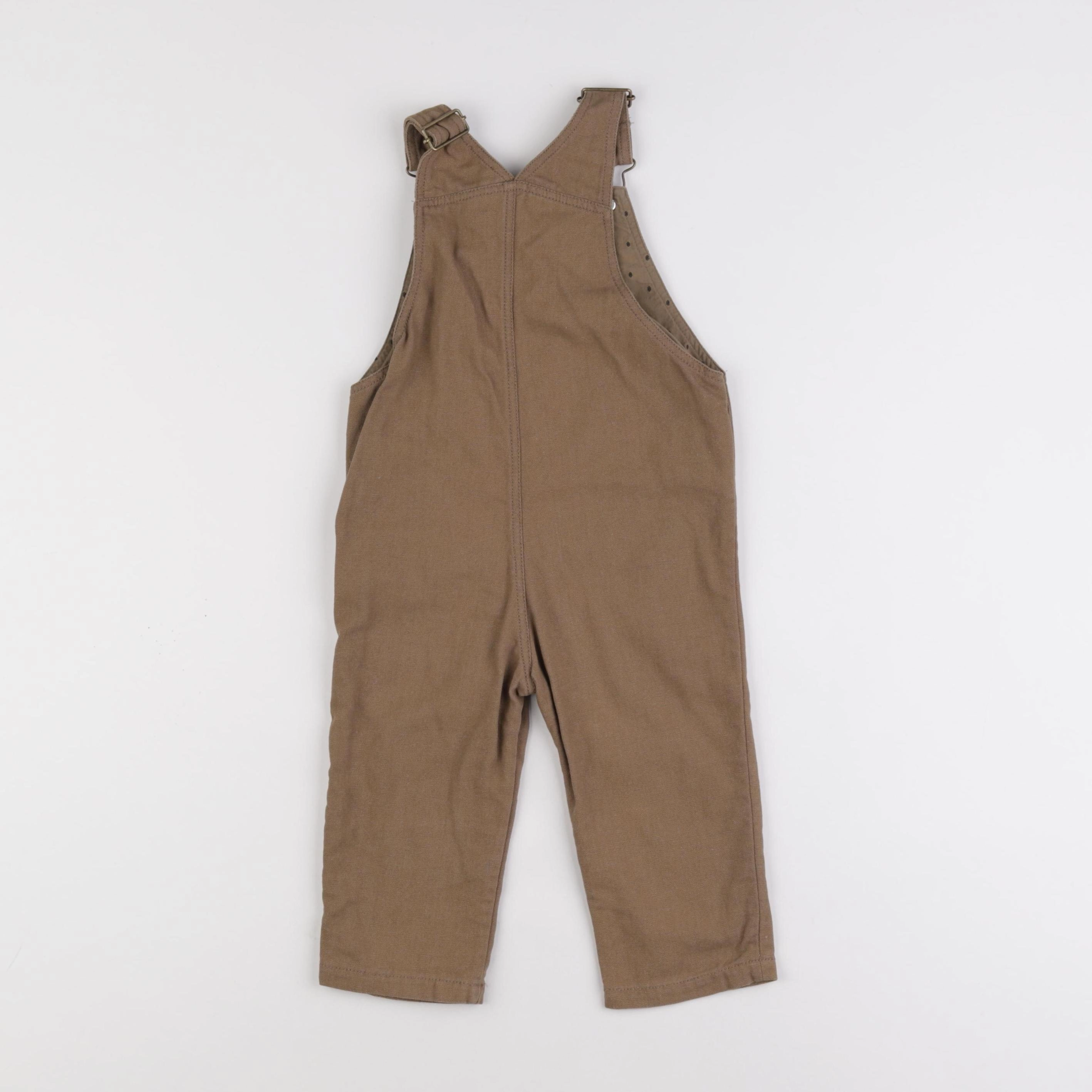 Natalys - salopette marron - 24 mois