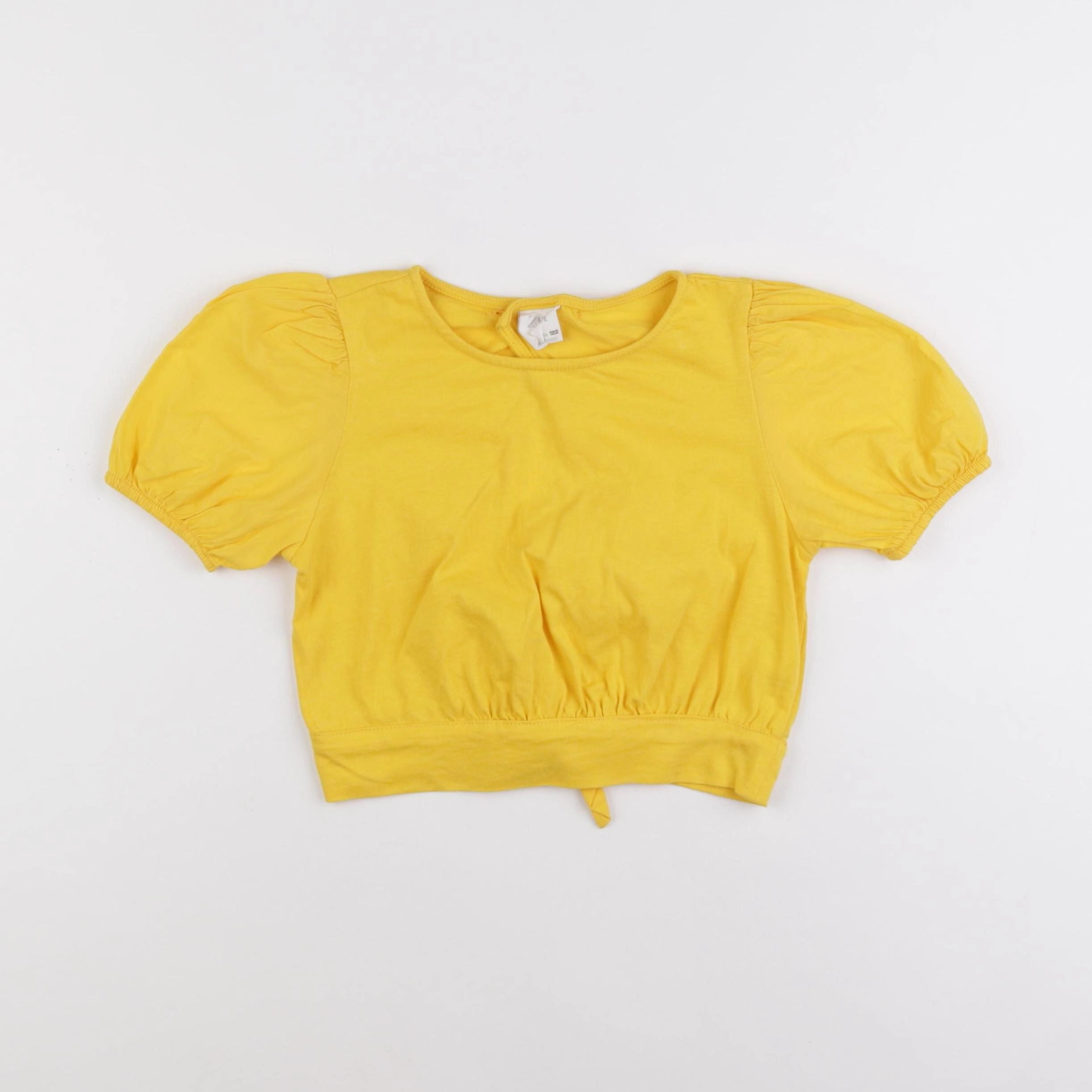 Zara - tee-shirt jaune - 7 ans
