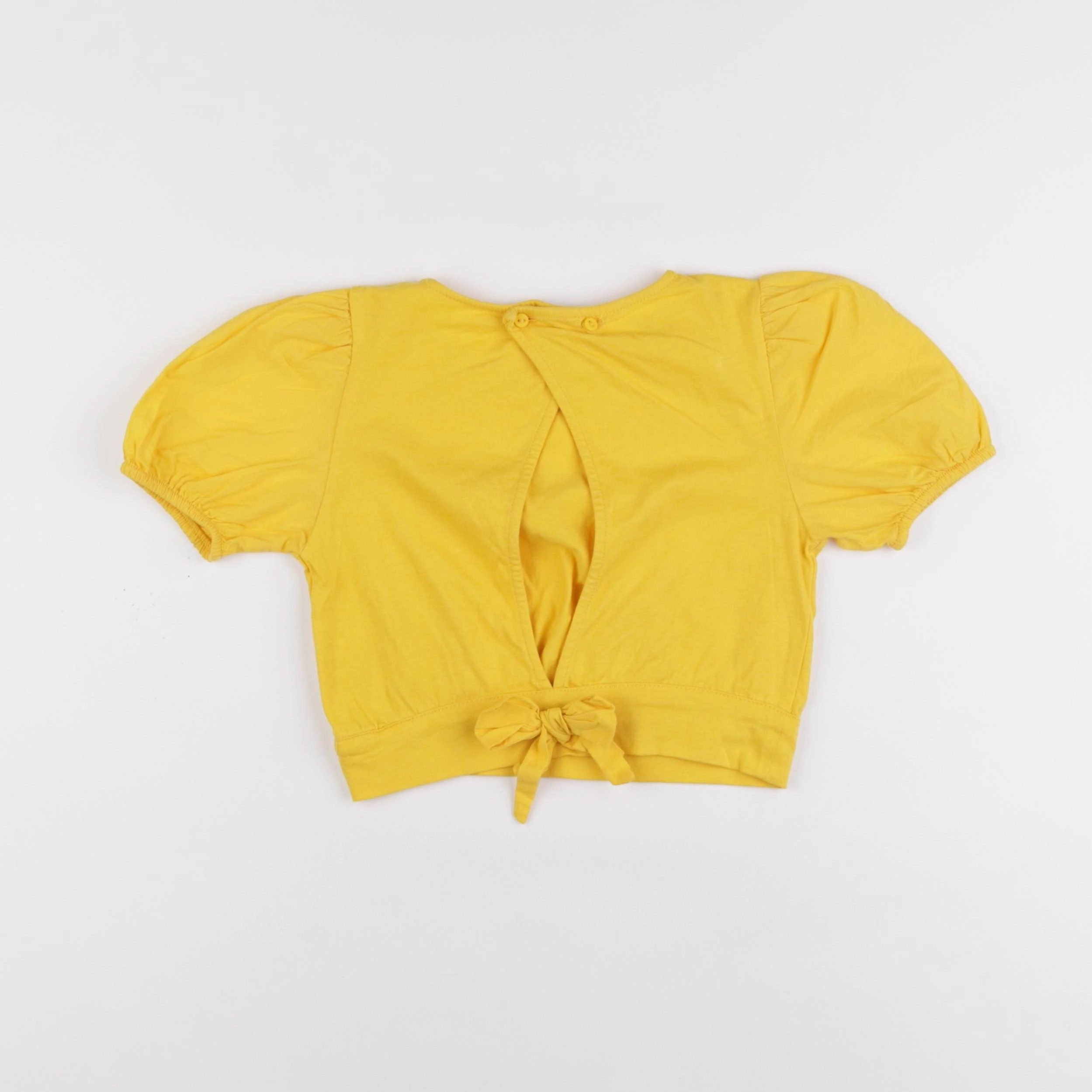 Zara - tee-shirt jaune - 7 ans
