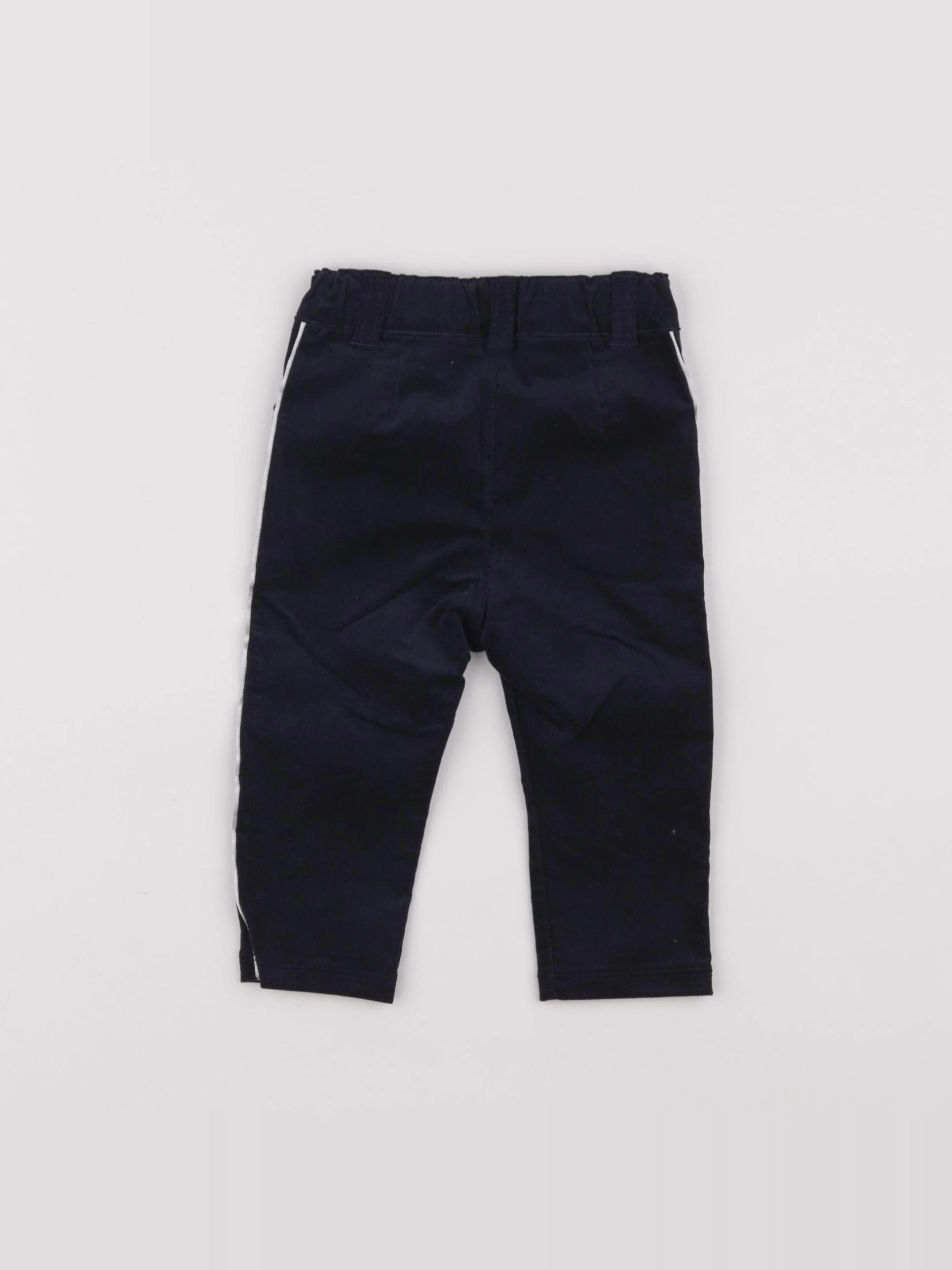 Petit Bateau - pantalon bleu, argent - 6 mois